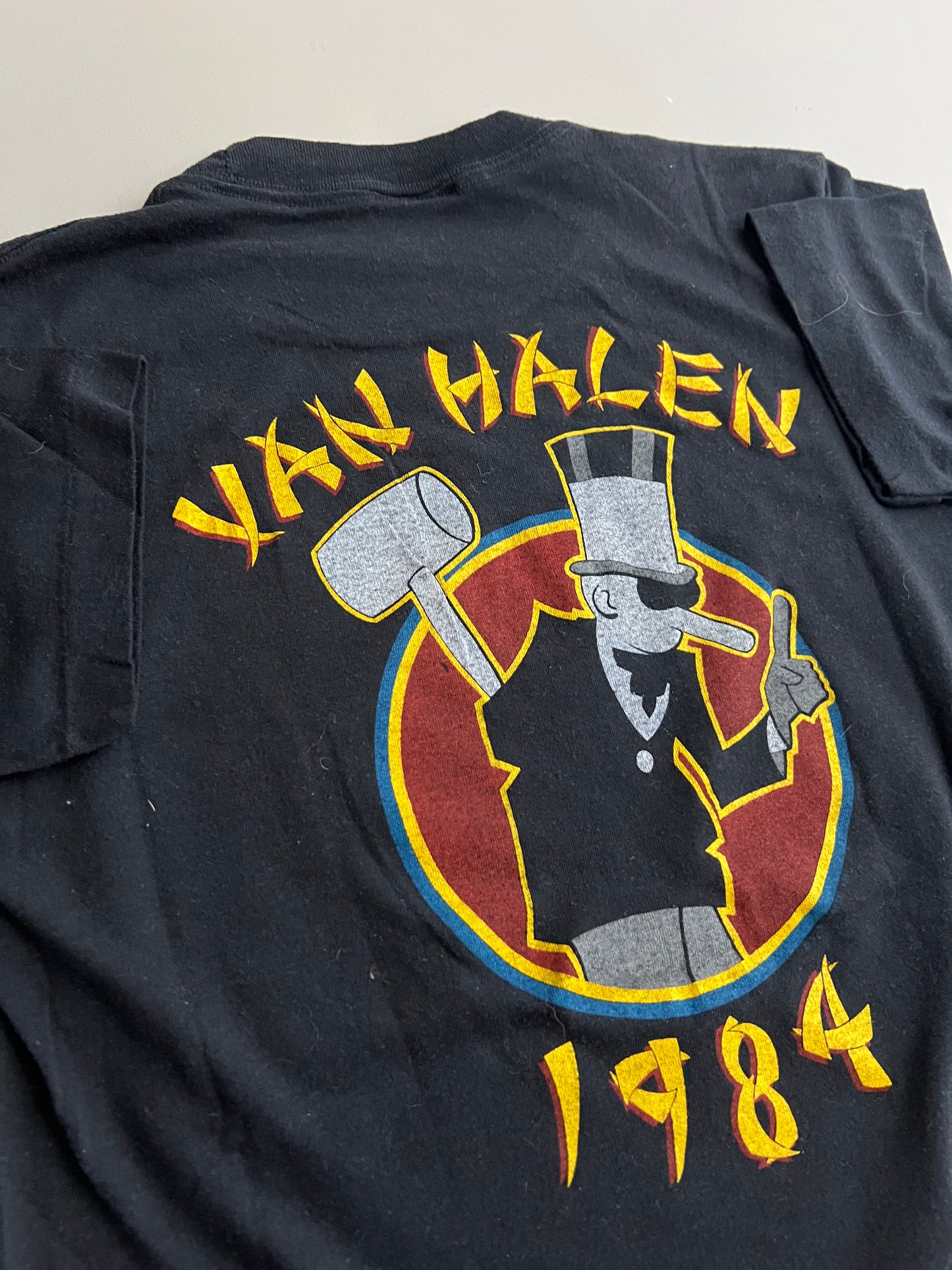 Large 1984 Van Halen Tour of the World T-shirt