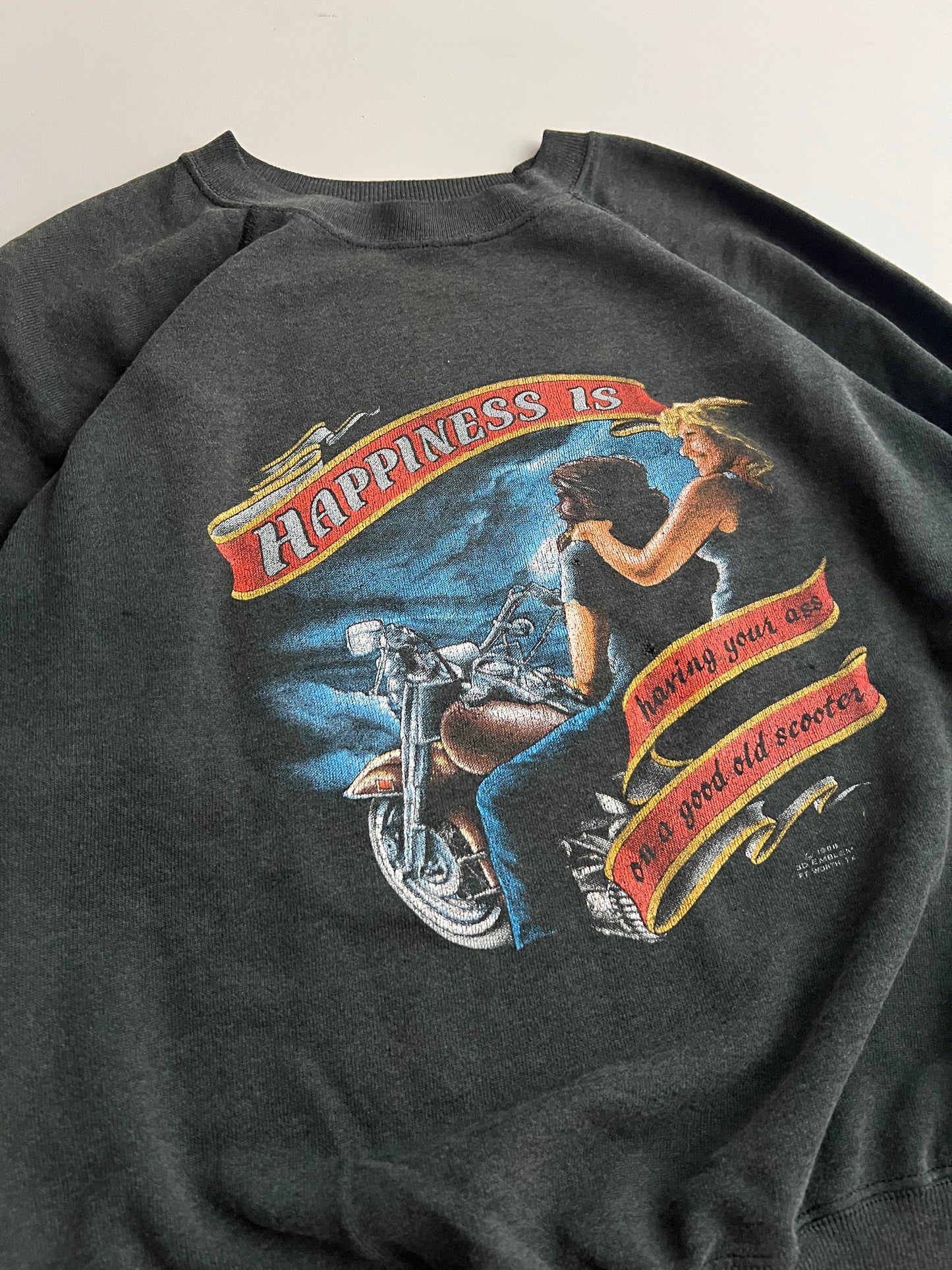 Large 1986 Harley Davidson Charlotte NC Sweatshirt