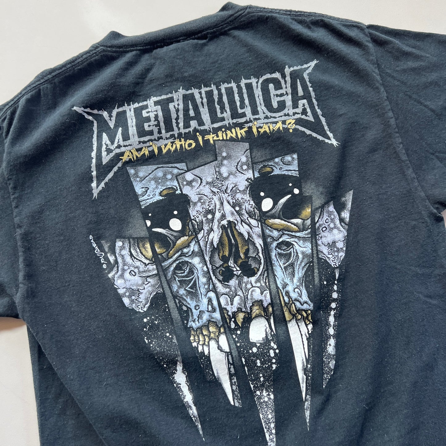 Medium 2000s Metallica Am I Who I Think I Am T-shirt