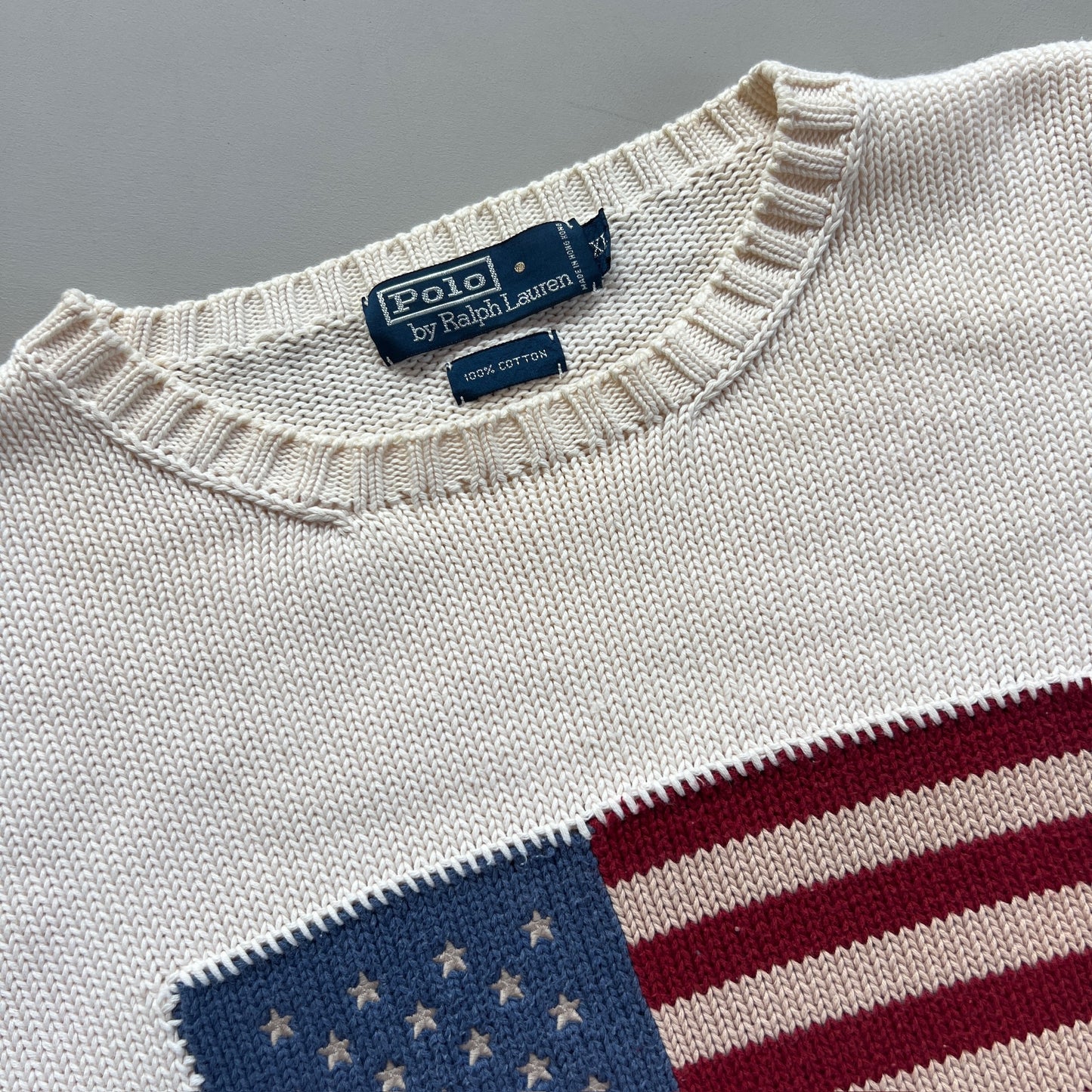 XL Polo Ralph Lauren American Flag Knit Sweater