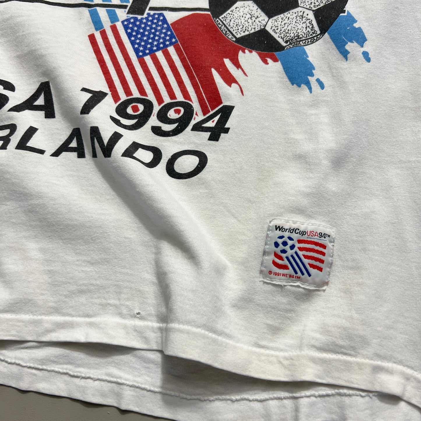 Youth Large 1994 World Cup Usa Orlando T-shirt