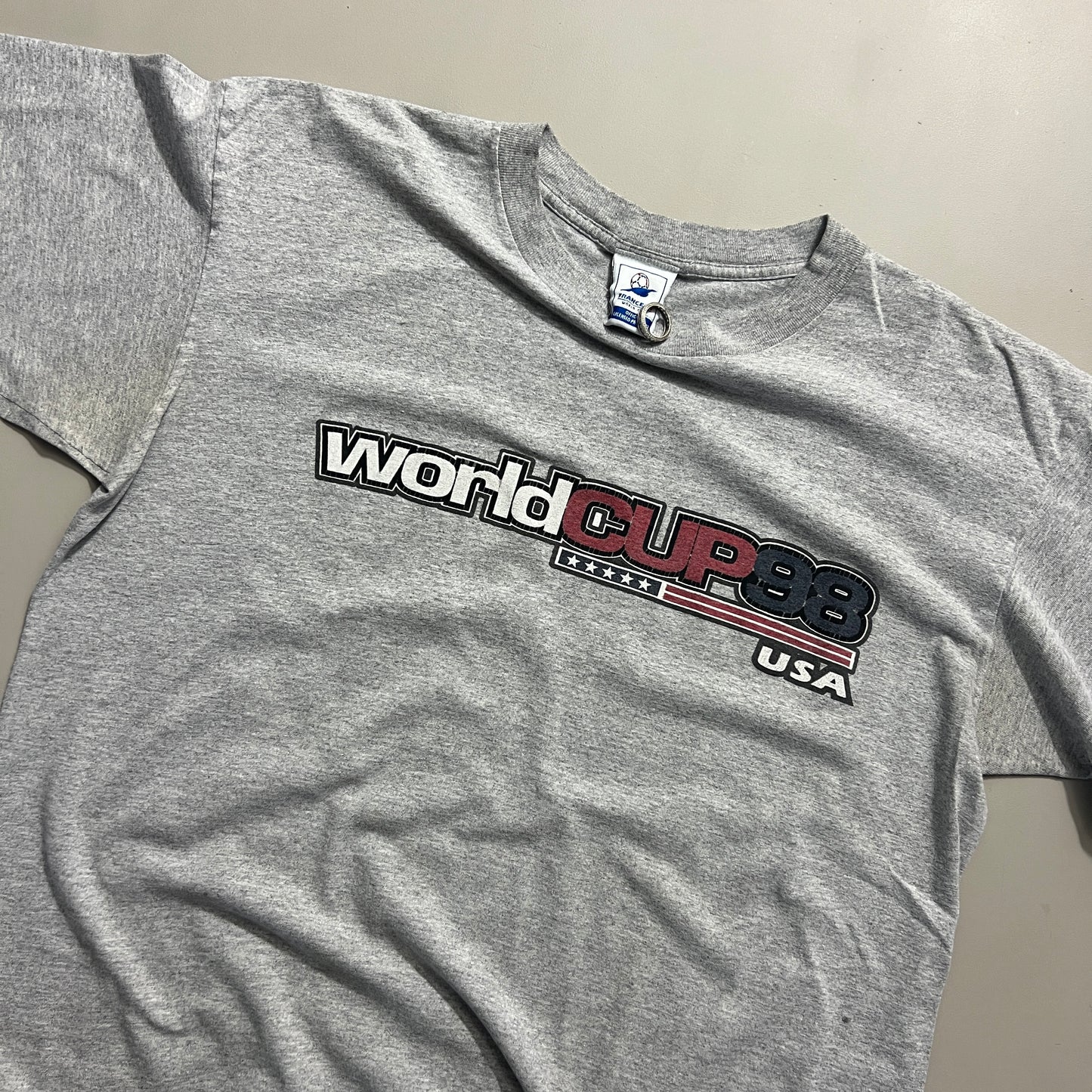 XL 1998 World Cup France Grey T-shirt