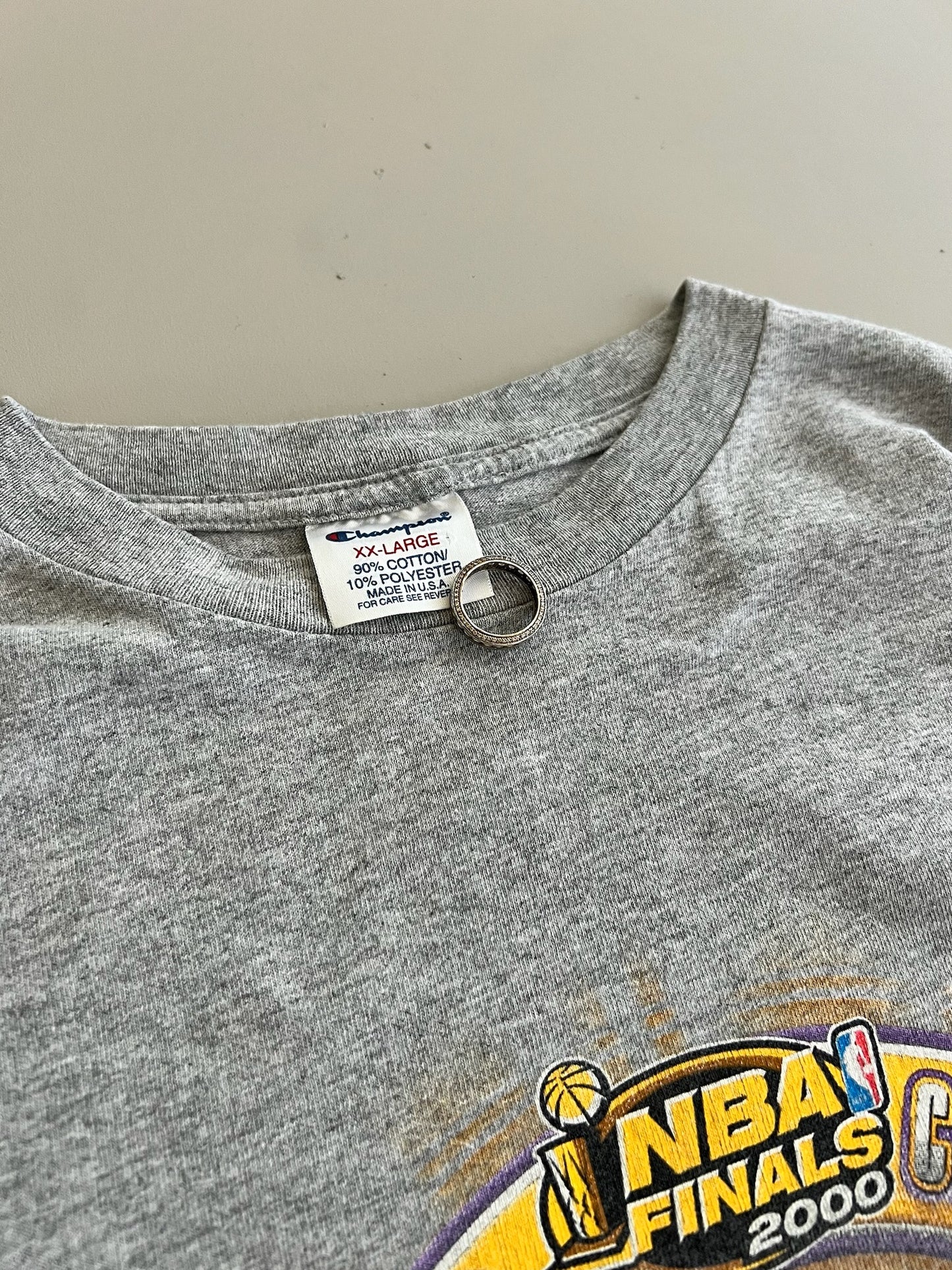 XXL 2000 LA Lakers NBA Finals T-shirt