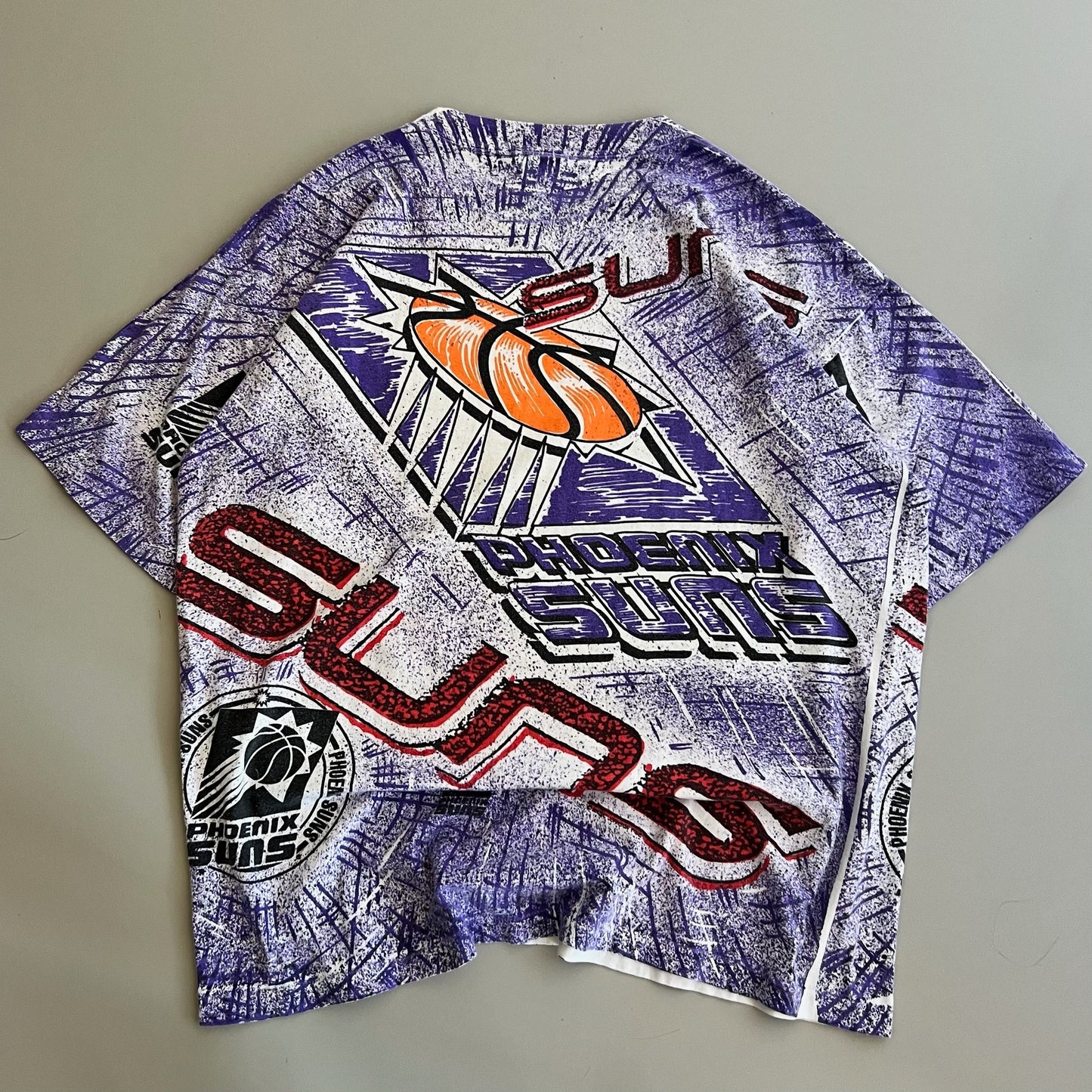 XL 90s Phoenix Suns Magic Johnson AOP T-shirt