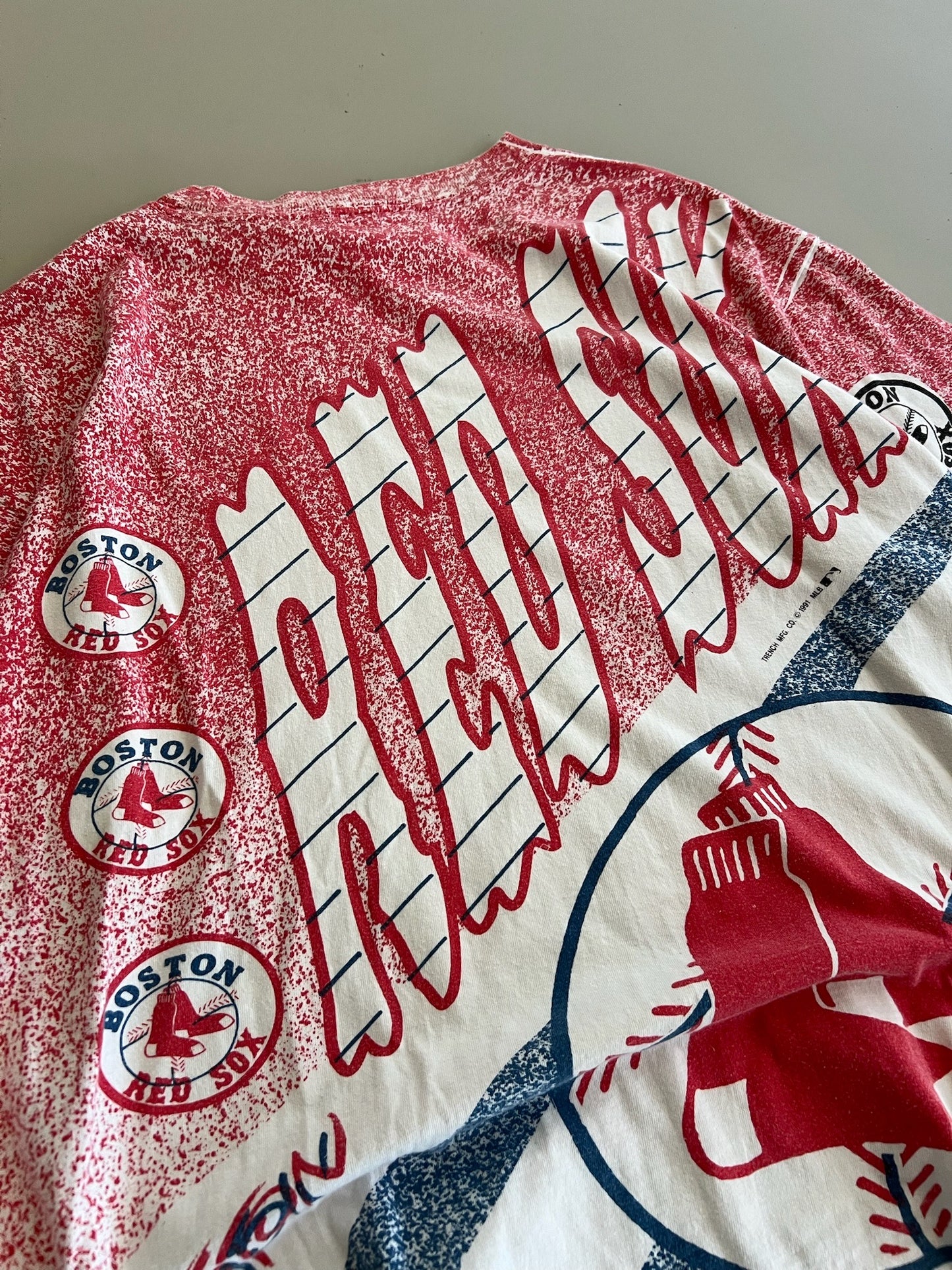 XL 1991 Boston Red Sox AOP T-shirt