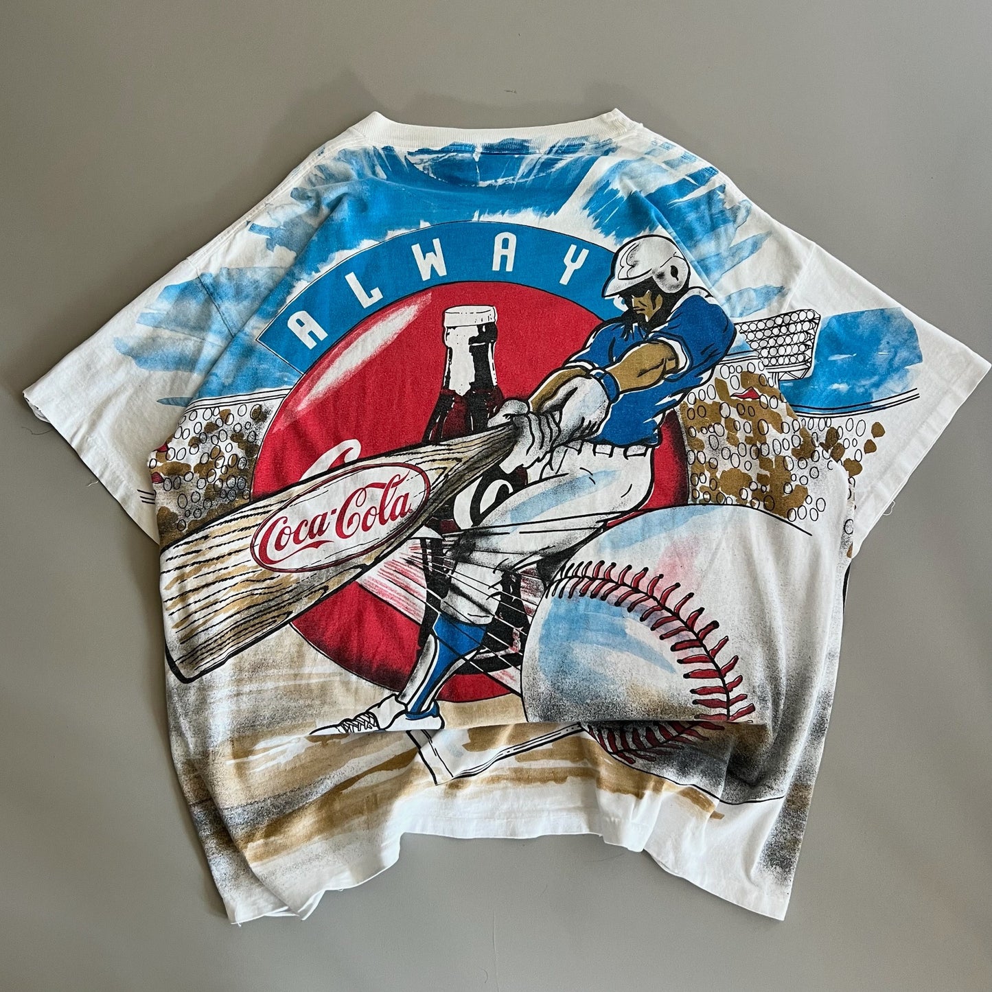 XL 1994 Coca Cola Baseball AOP T-shirt
