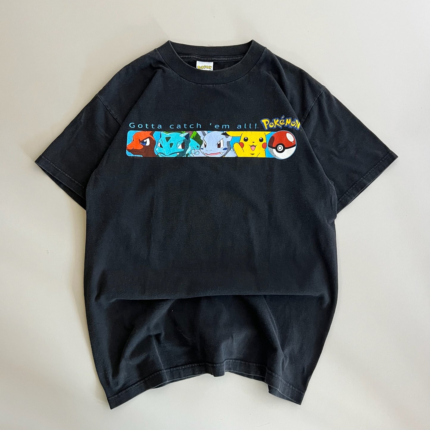 Large 1999 Pokemon Box Logo T-shirt