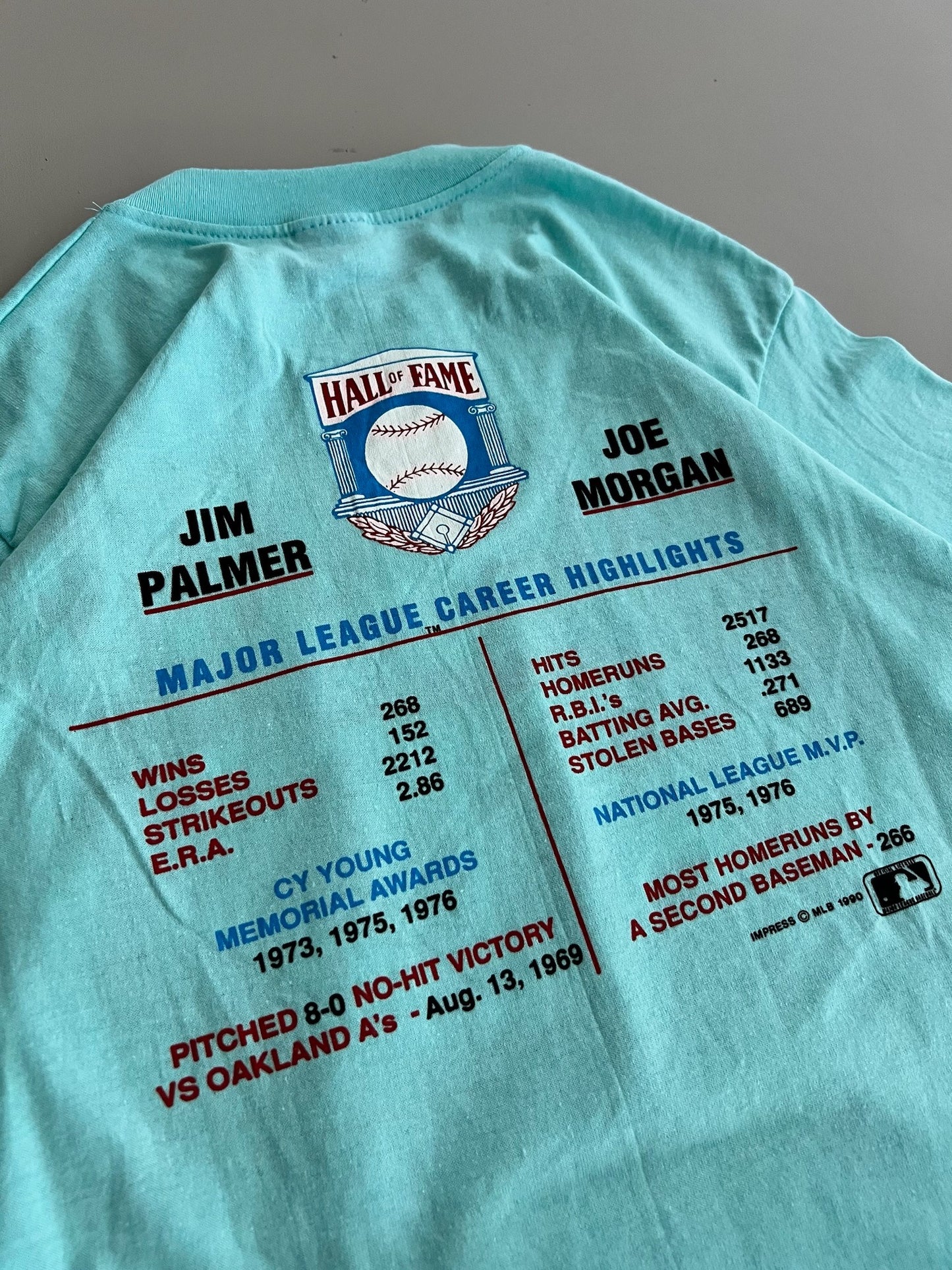 Medium 1990 National Baseball Hall of Fame T-shirt