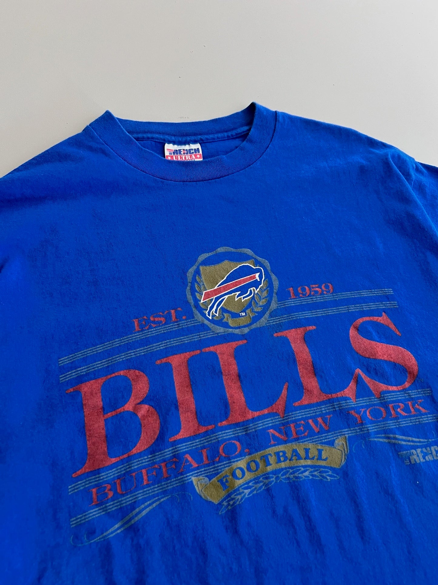XL 1990s Buffalo Bills Trench T-shirt