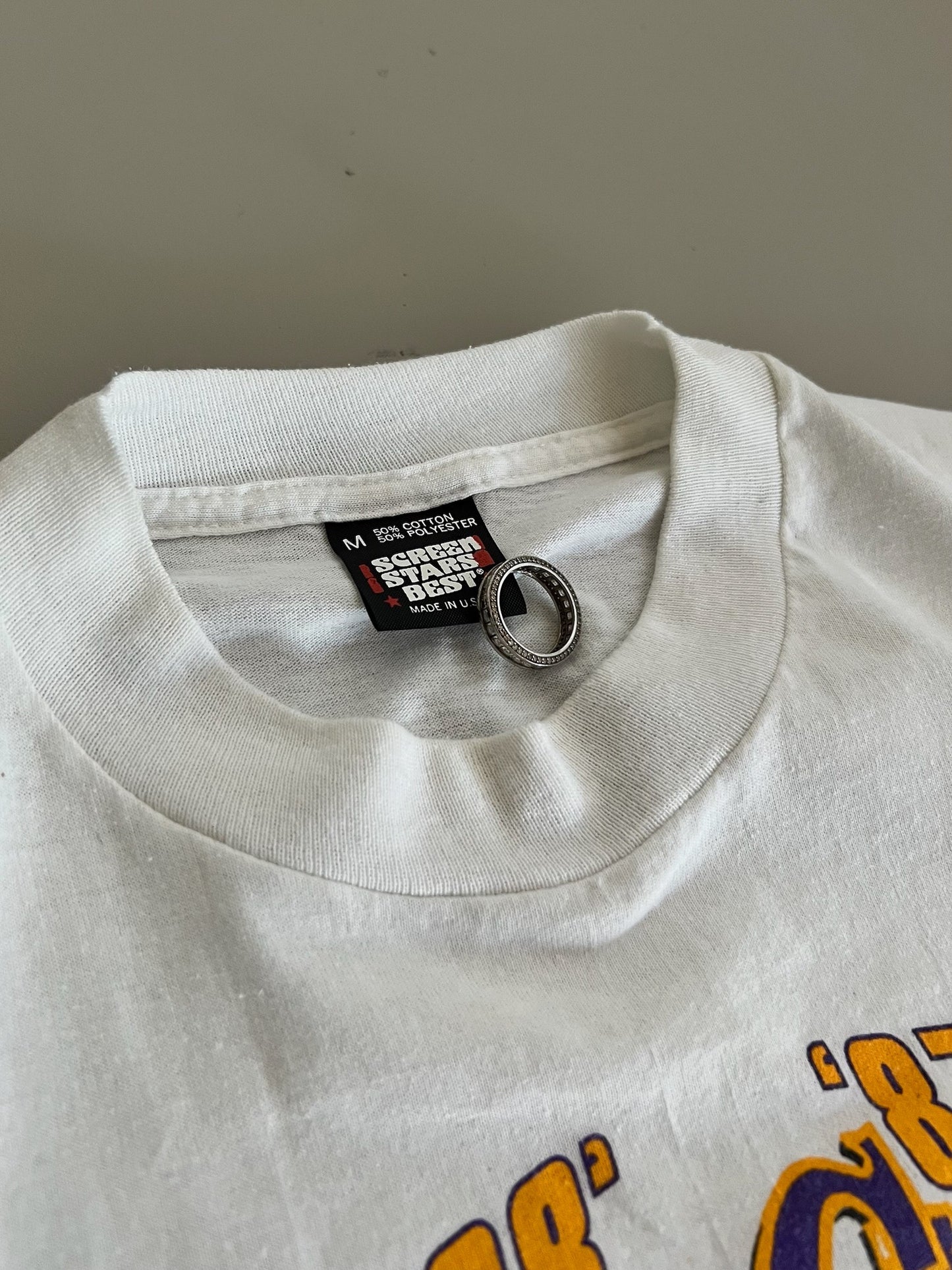 Medium 87/88 Los Angeles Lakers Champs T-shirt