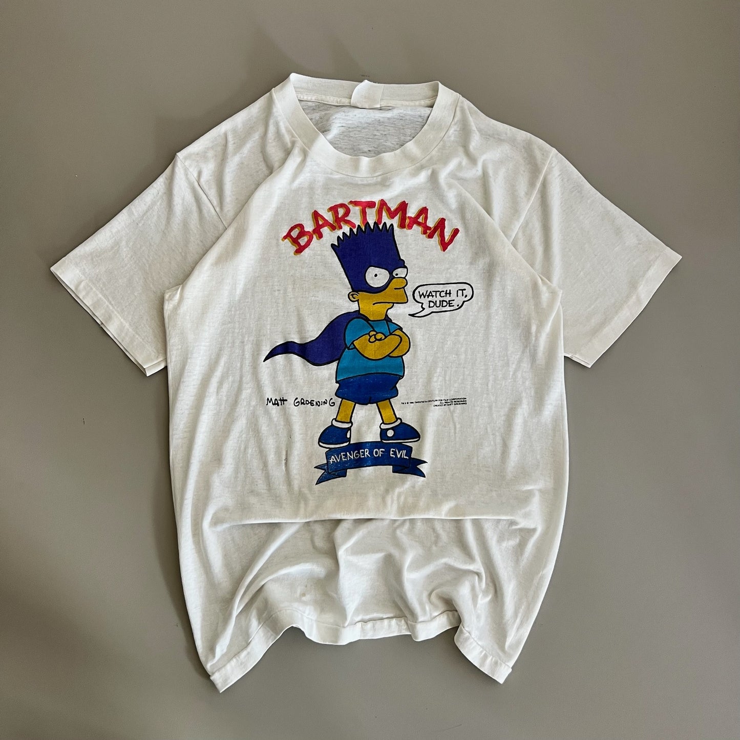 Large 1990 Bartman T-shirt