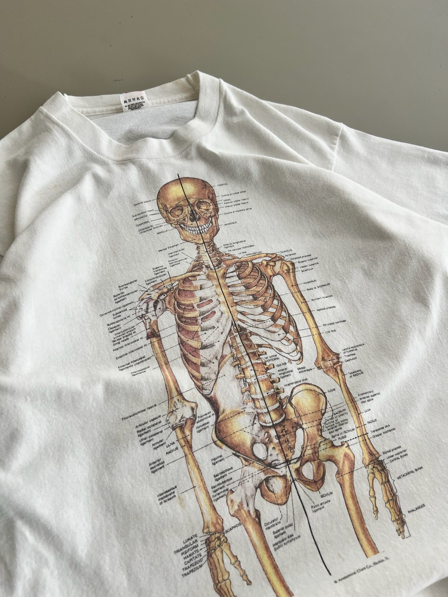 Large 90s Anatomical Skeleton T-shirt