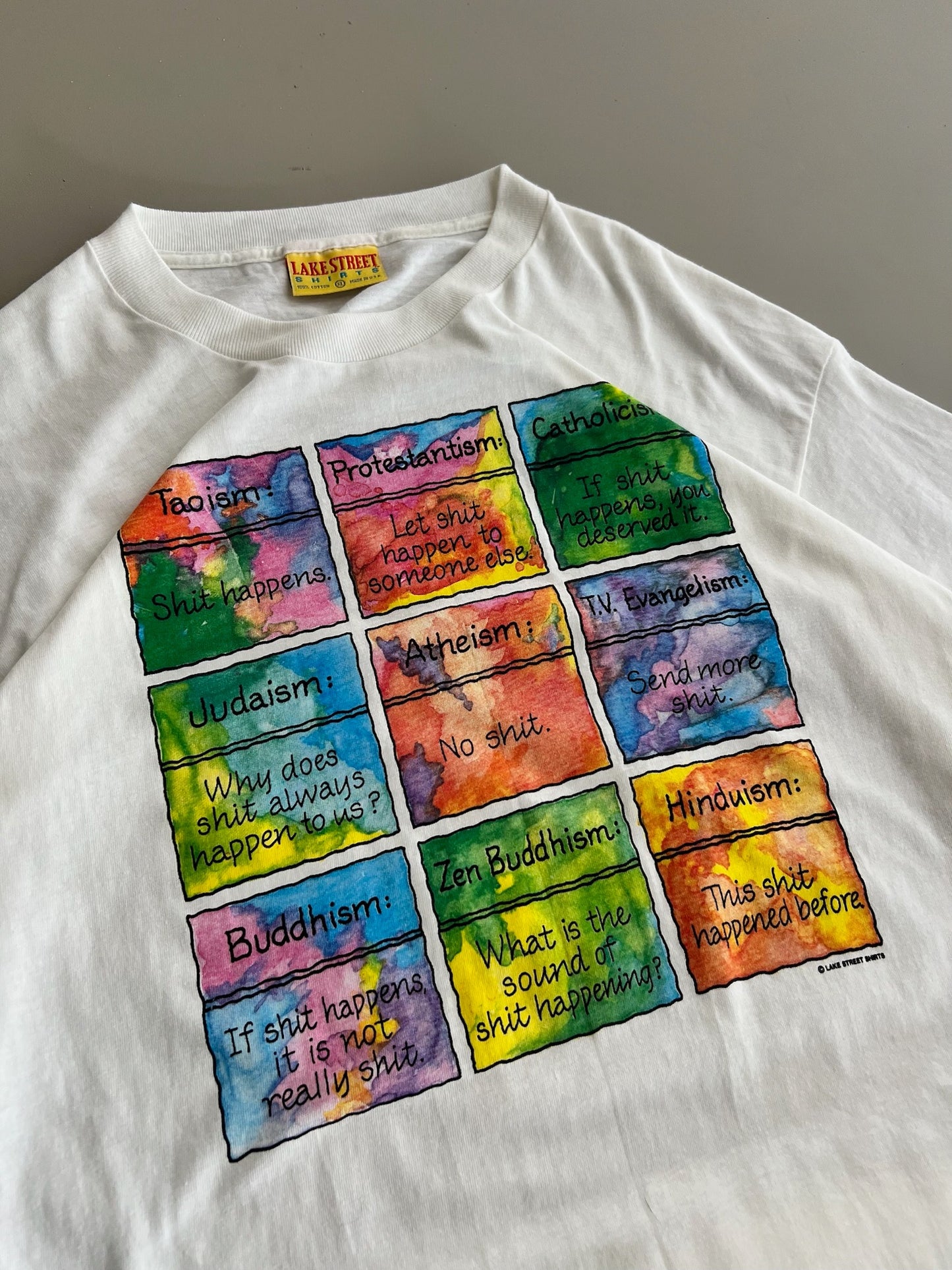 XL 90s Religion T-shirt