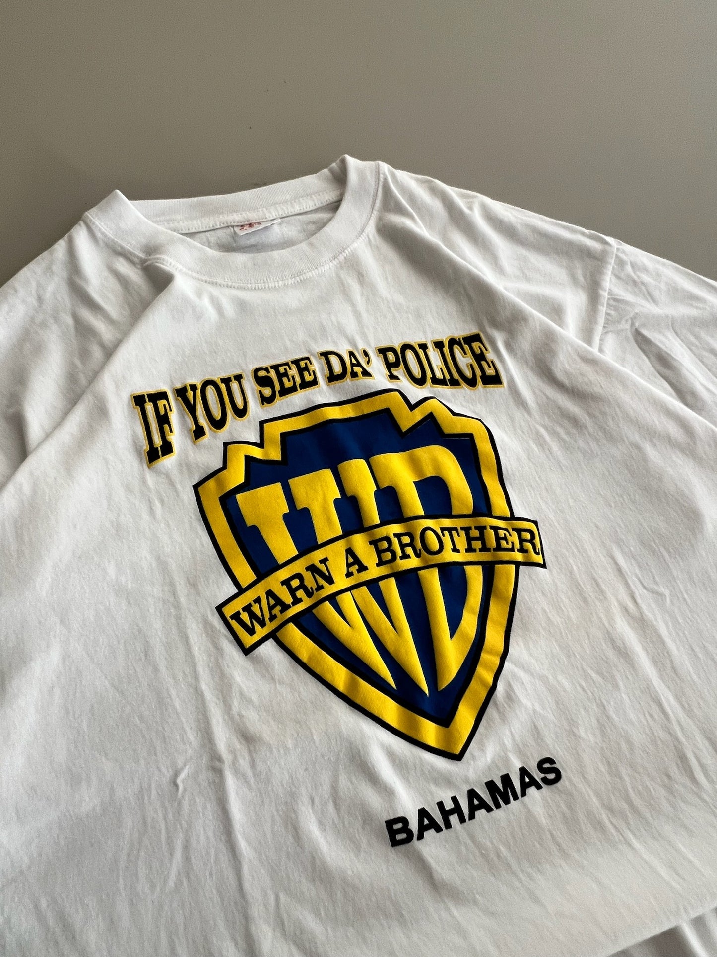 XL 2000s Bahamas Warn A Brother T-shirt