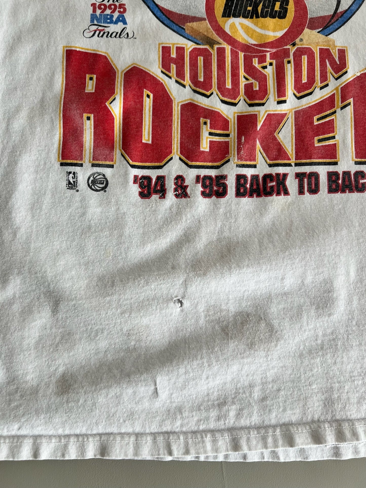 XL 90s Houston Rockets NBA Champs T-shirt