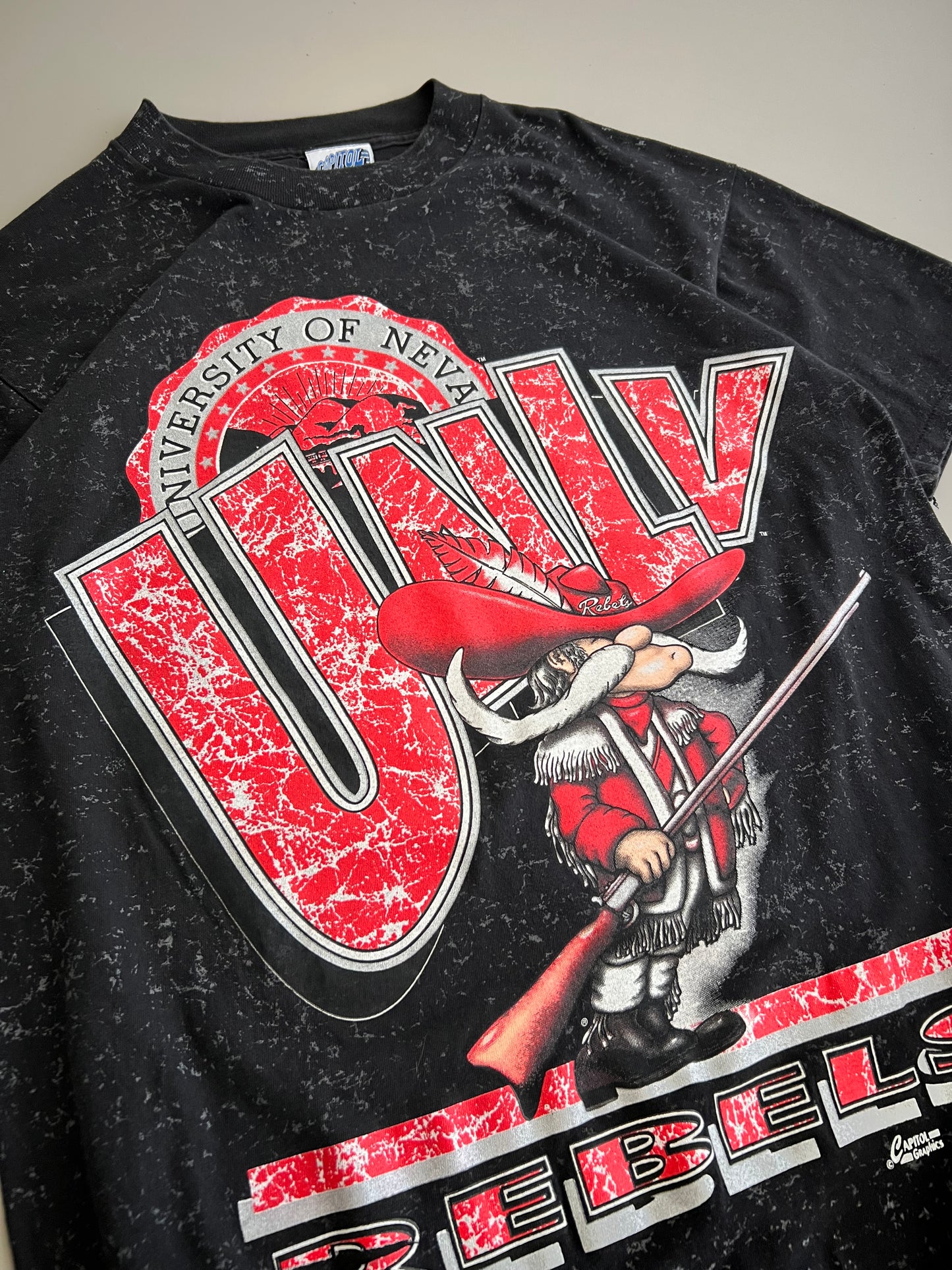 Large 90s University of Nevada Rebels T-shirt
