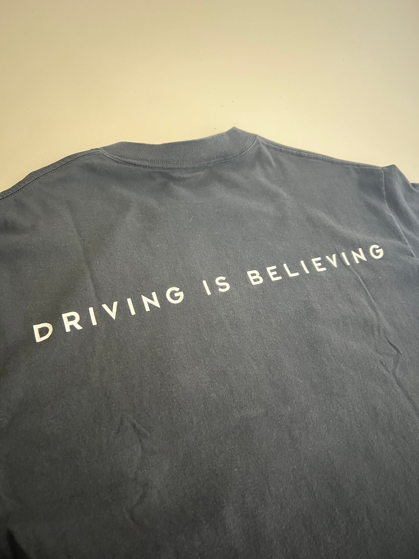 Large 90s Hyundai Driving is Believing T-shirt