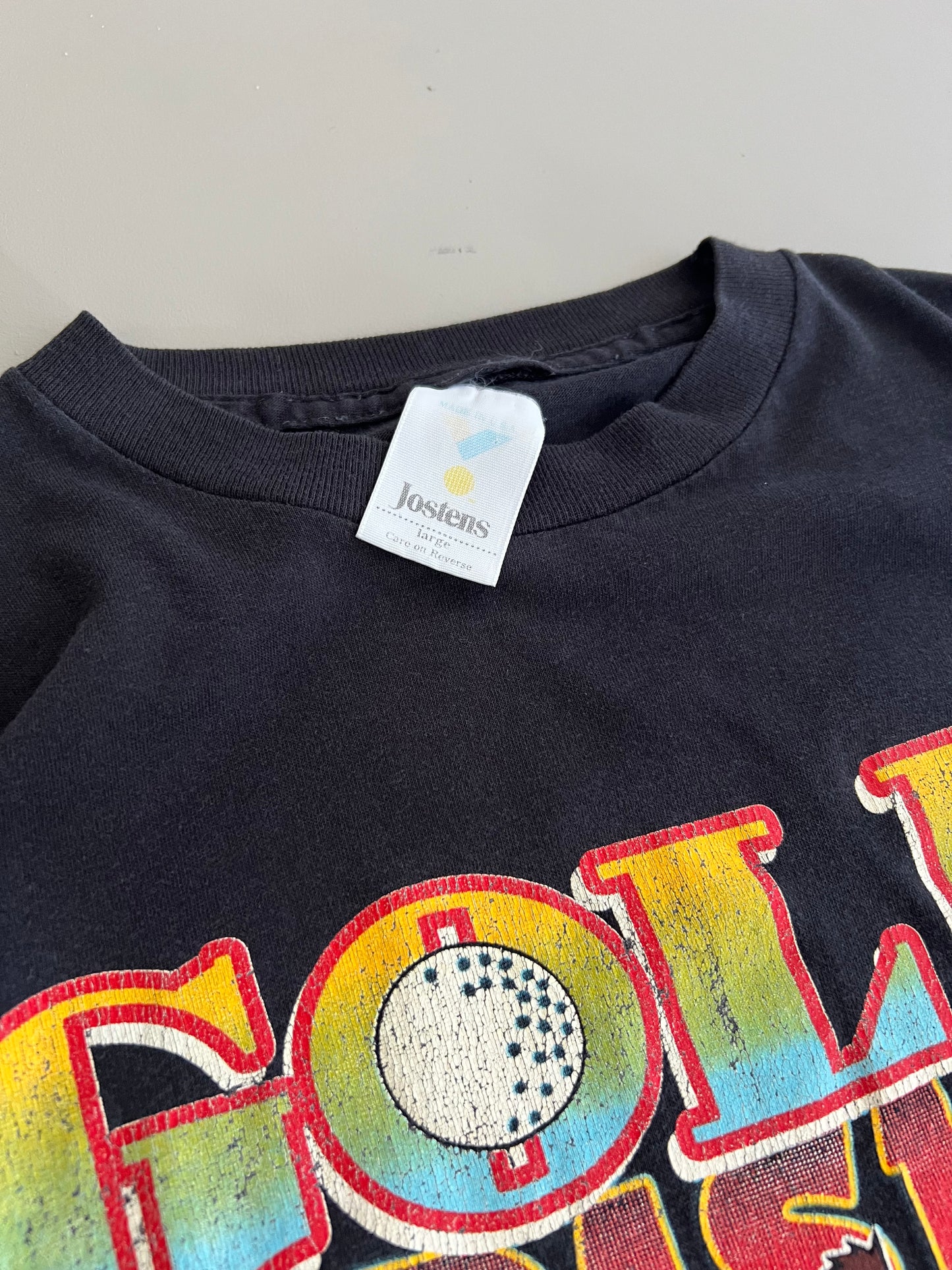 Large 1991 Taz Golf Crisis T-shirt