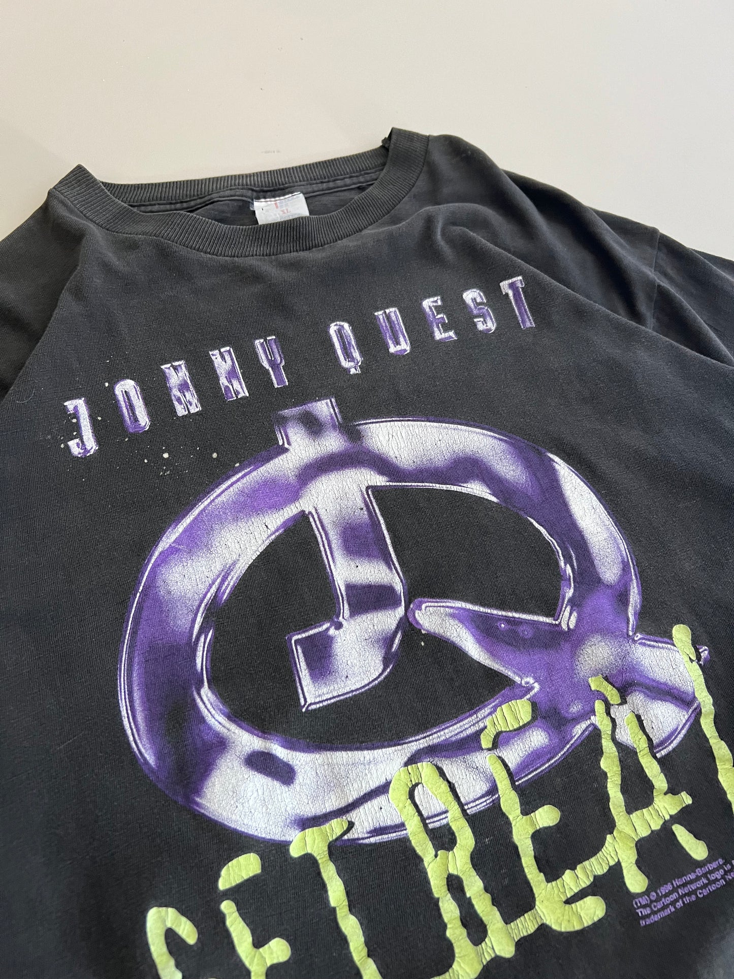 XL 1996 Johnny Quest Cartoon Network T-shirt
