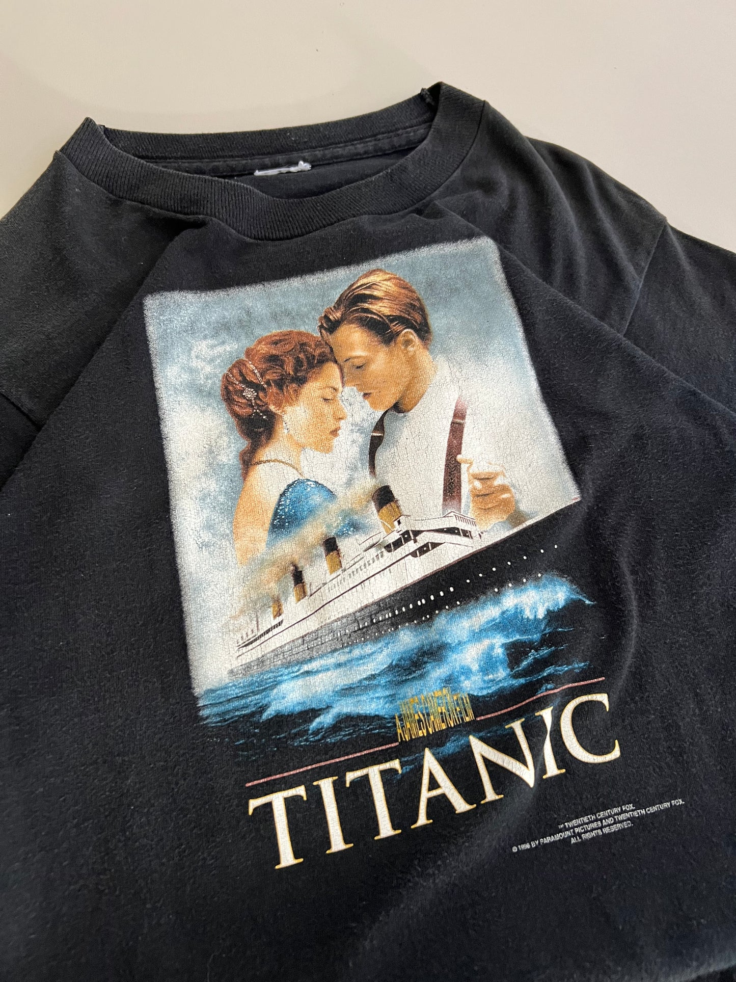XL 1998 Titanic Movie Promo T-shirt