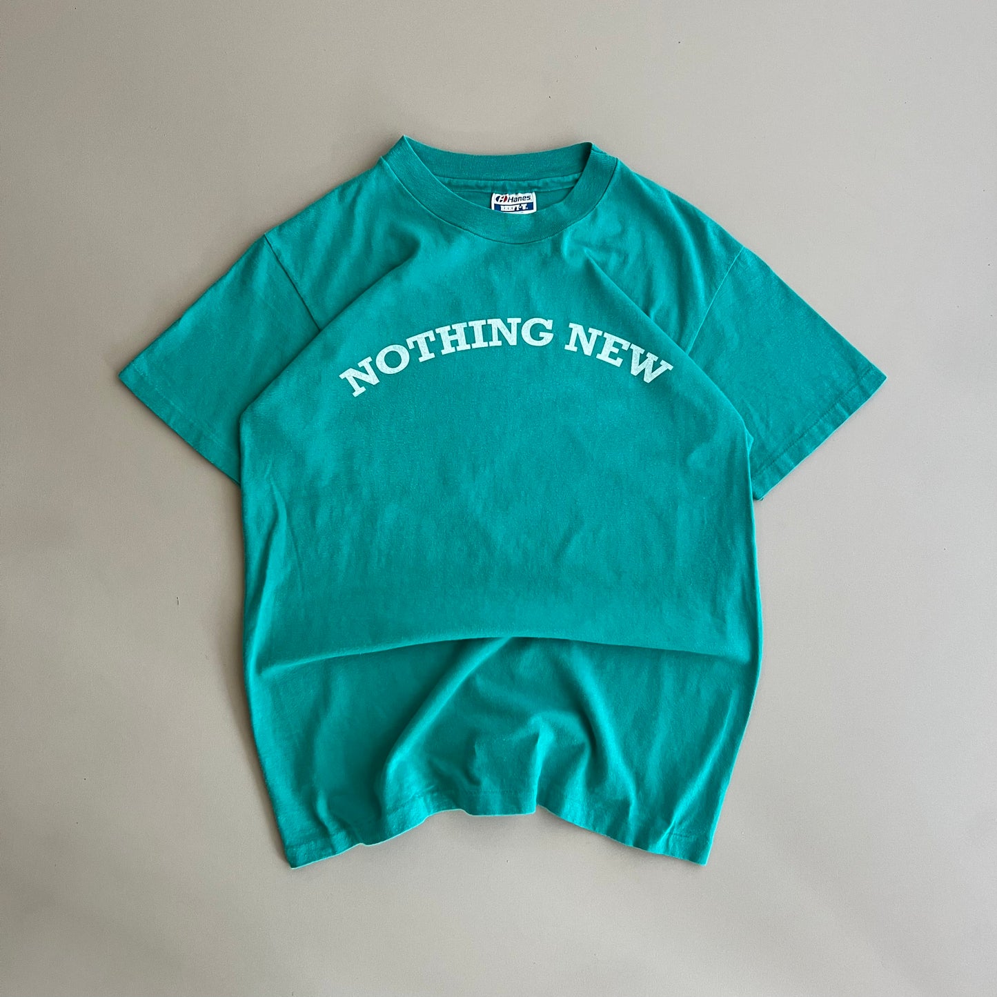 Medium 80s Hanes Beefy Teal Shop Merch