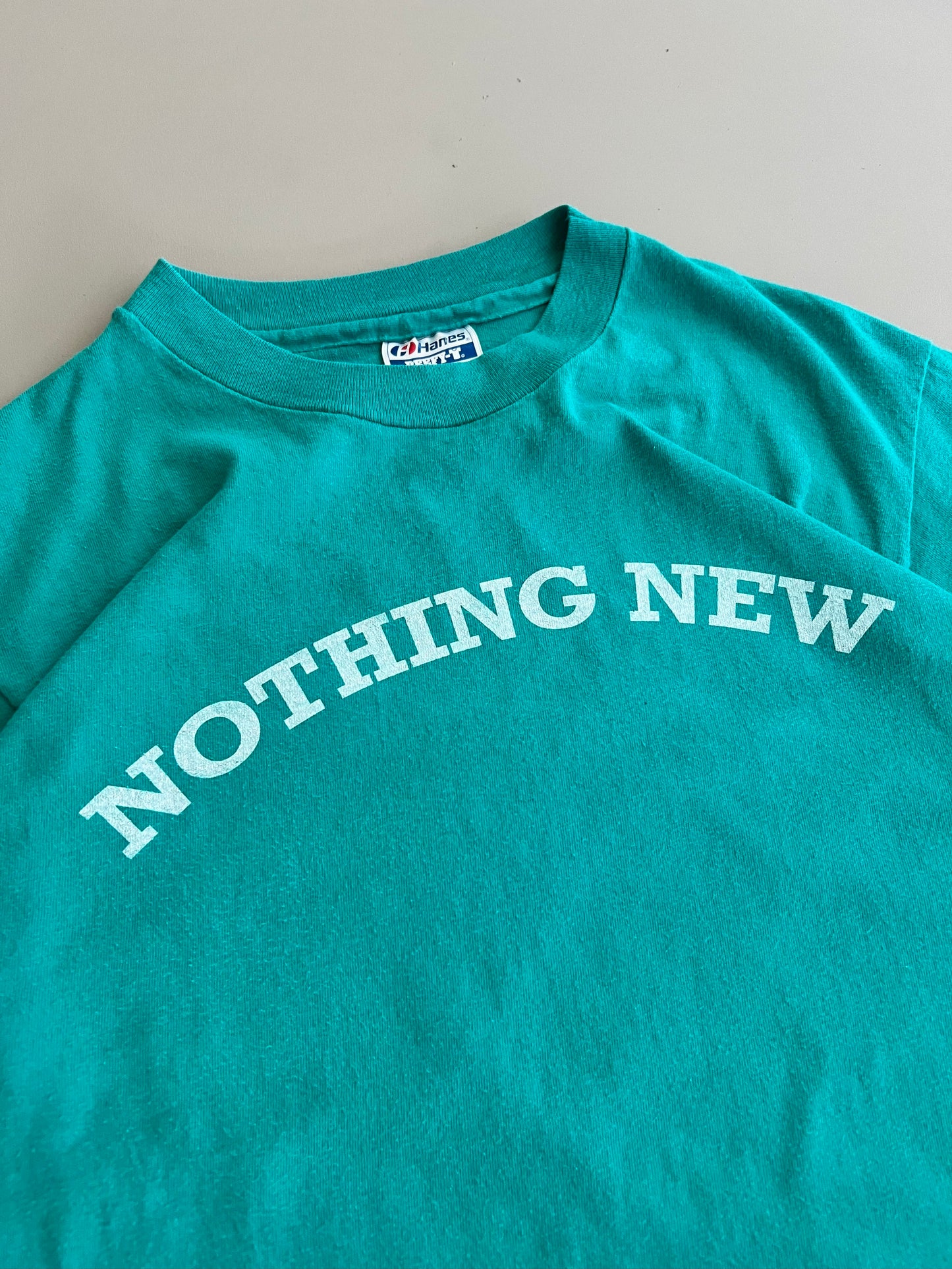 Medium 80s Hanes Beefy Teal Shop Merch