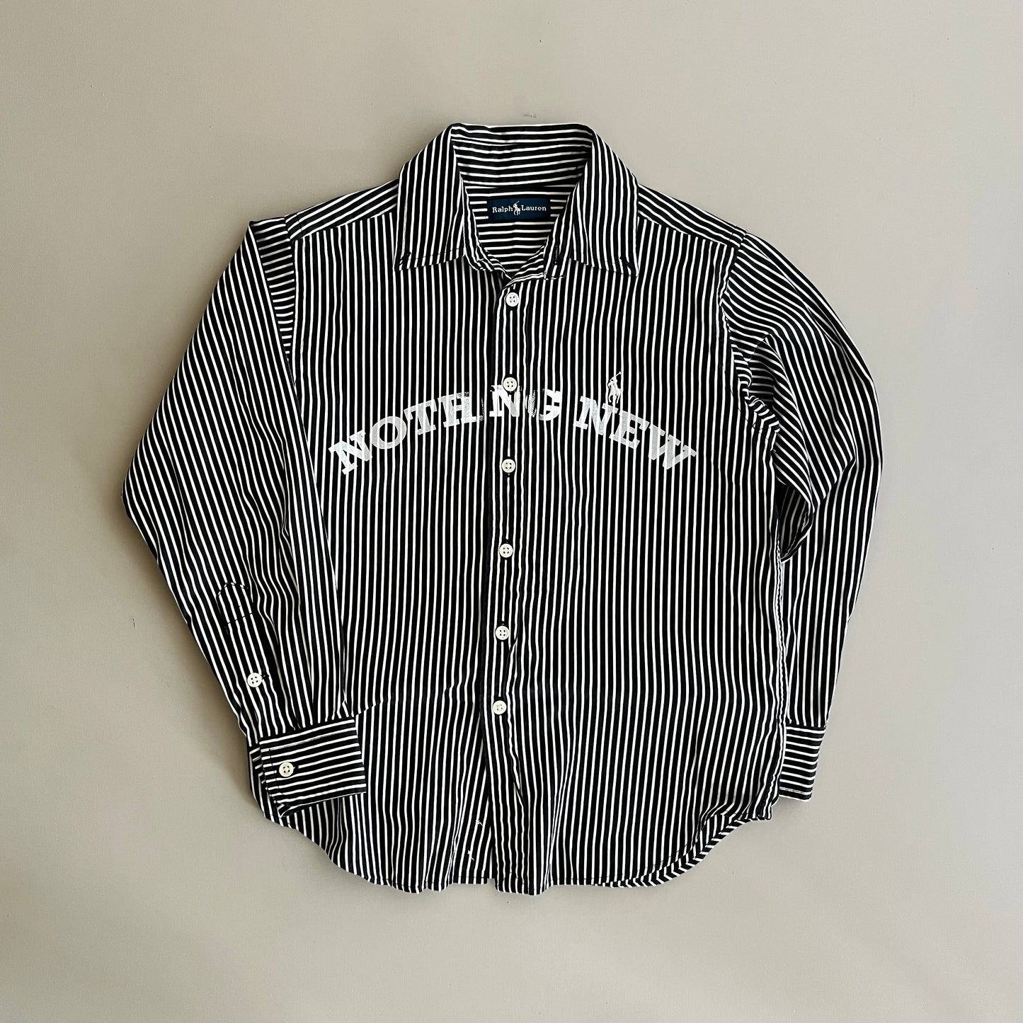 Small 90s Polo Ralph Lauren Striped Button Shop Merch