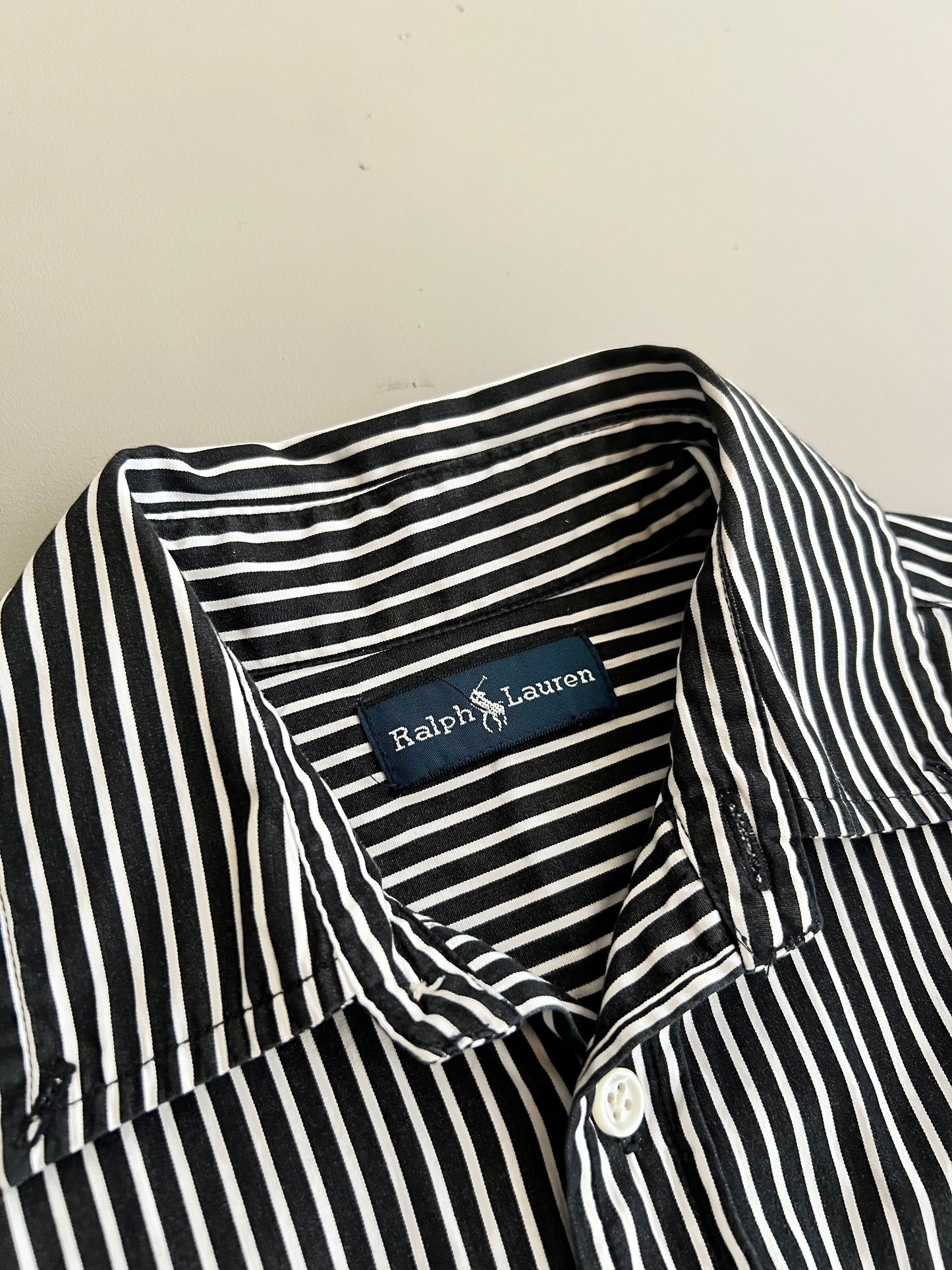 Small 90s Polo Ralph Lauren Striped Button Shop Merch