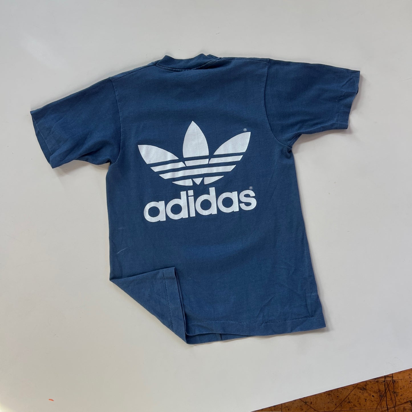 Small 1980s Adidas Tri Foil T-shirt