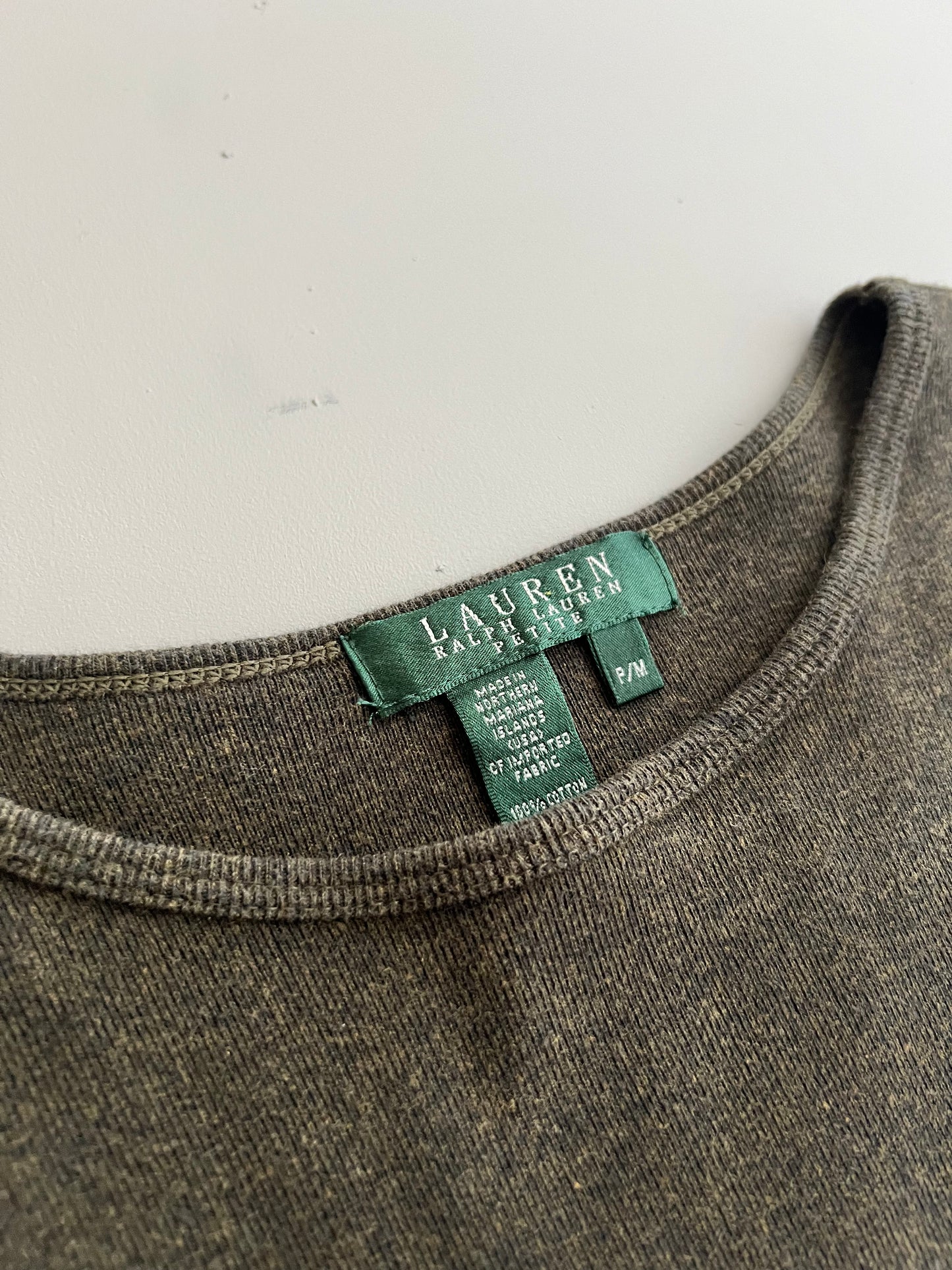 Medium Women's 2000s Brown Polo Ralph Lauren Long Sleeve Shop Merch