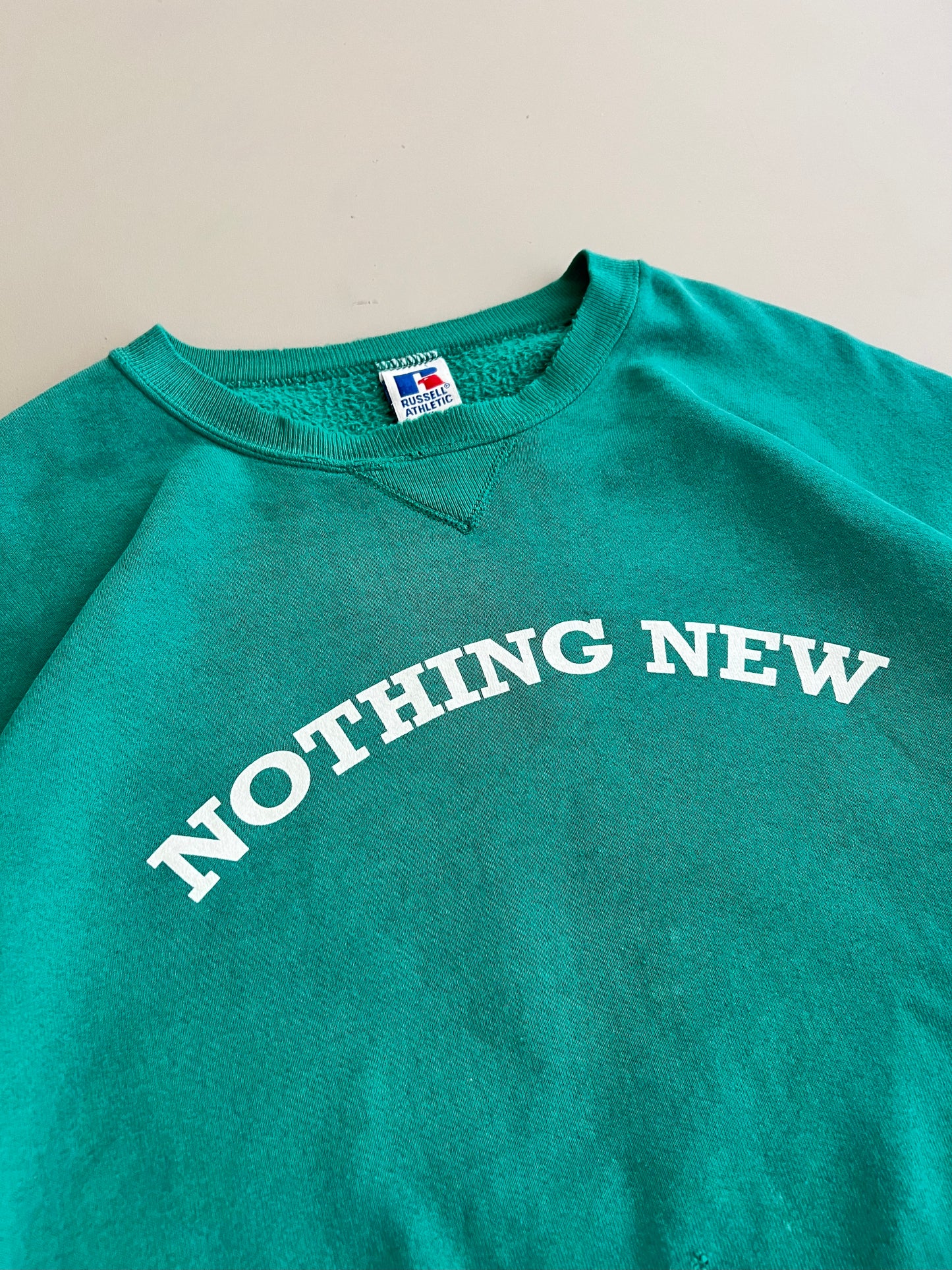XL 90s Teal Russel Athletics Shop Merch Sweatshirt