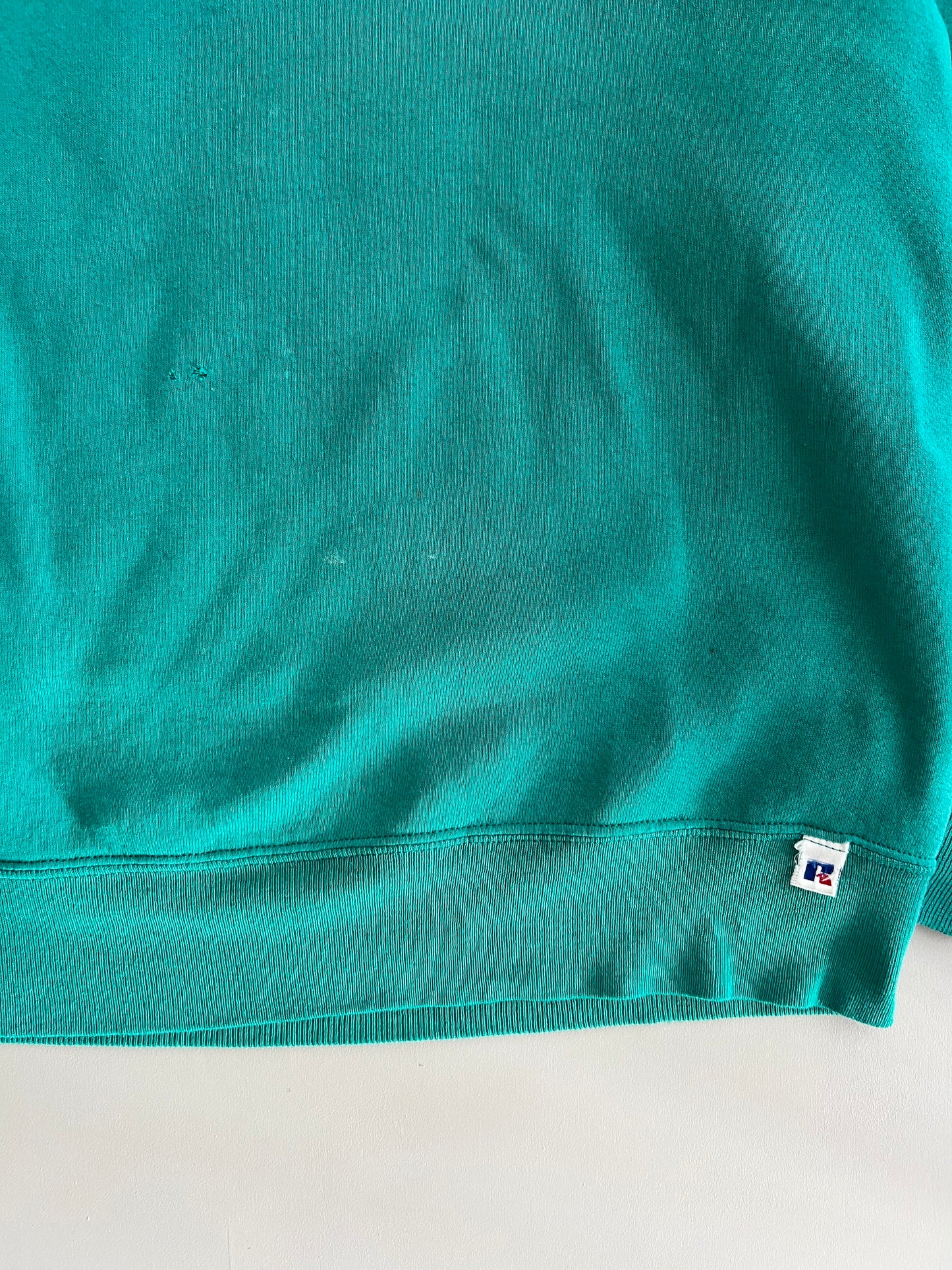 XL 90s Teal Russel Athletics Shop Merch Sweatshirt