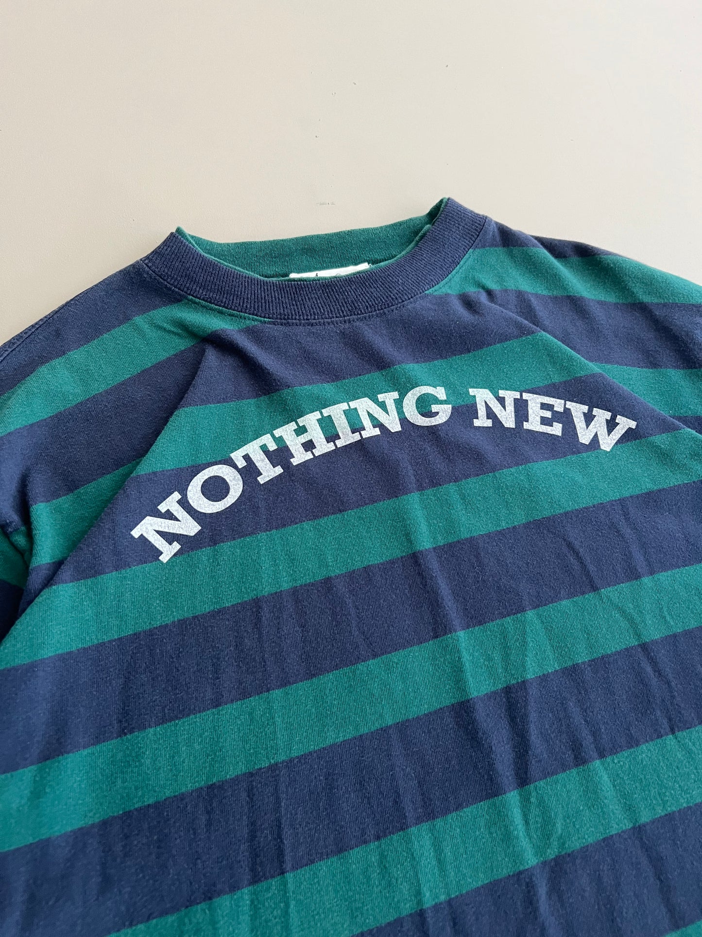 Large 90s Southern Casuals Long Sleeve Striped Shop Merch