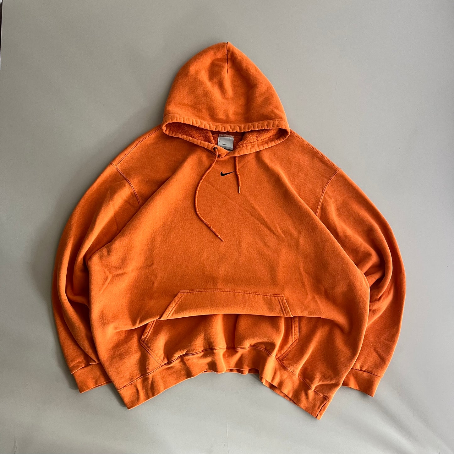 XXL 2000s Orange Nike Center Swoosh Sweatshirt