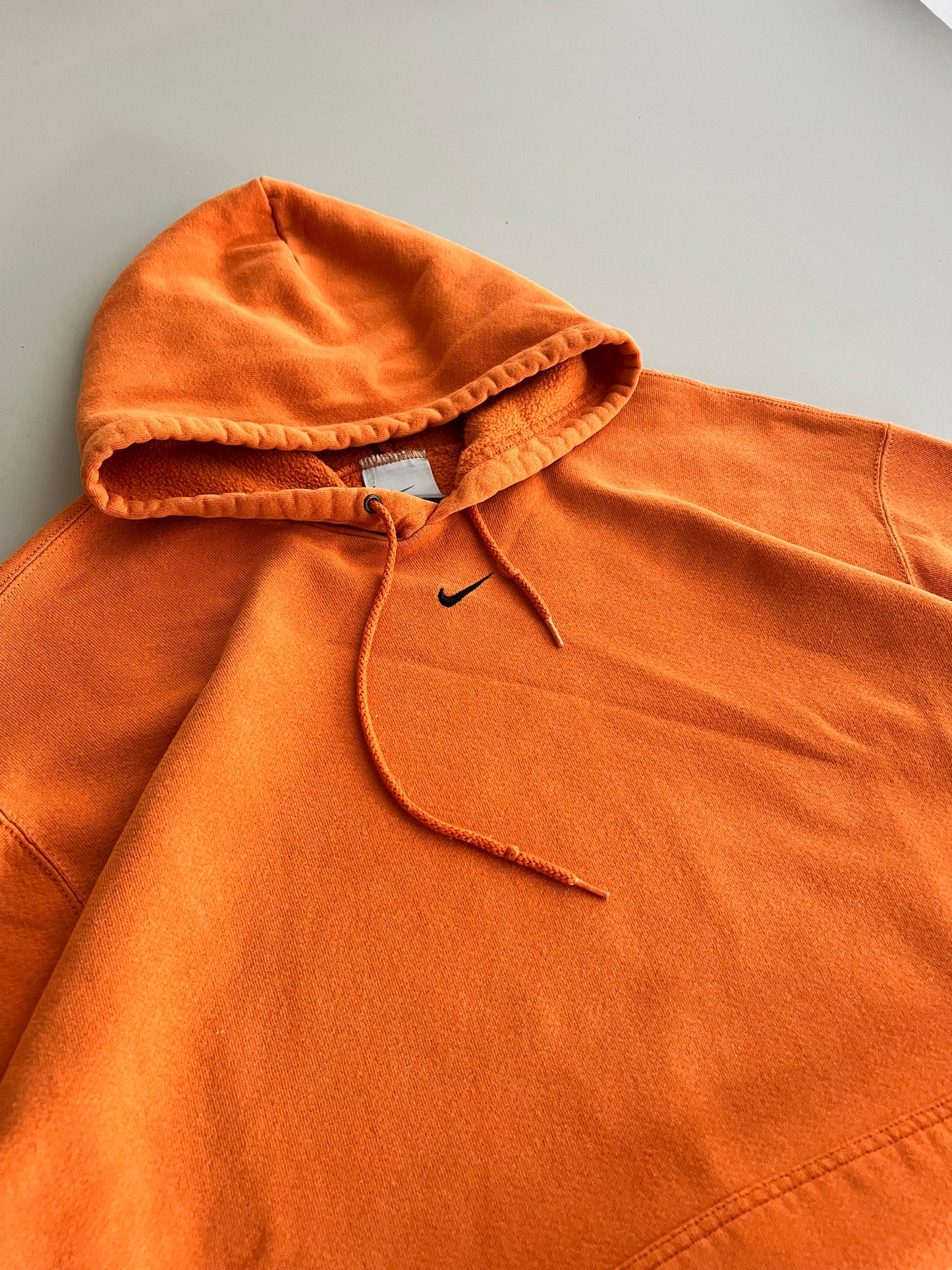 XXL 2000s Orange Nike Center Swoosh Sweatshirt