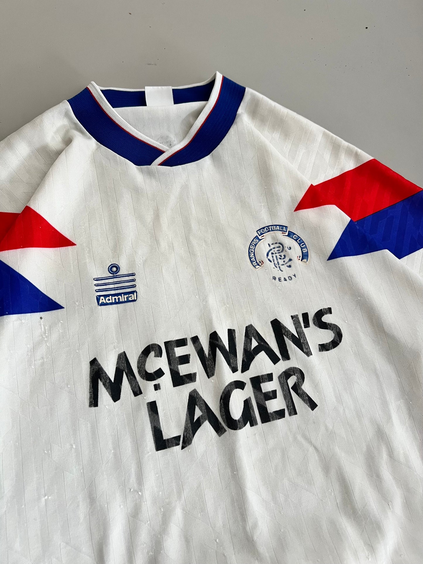 Large 90s Rangers Football Club Kit