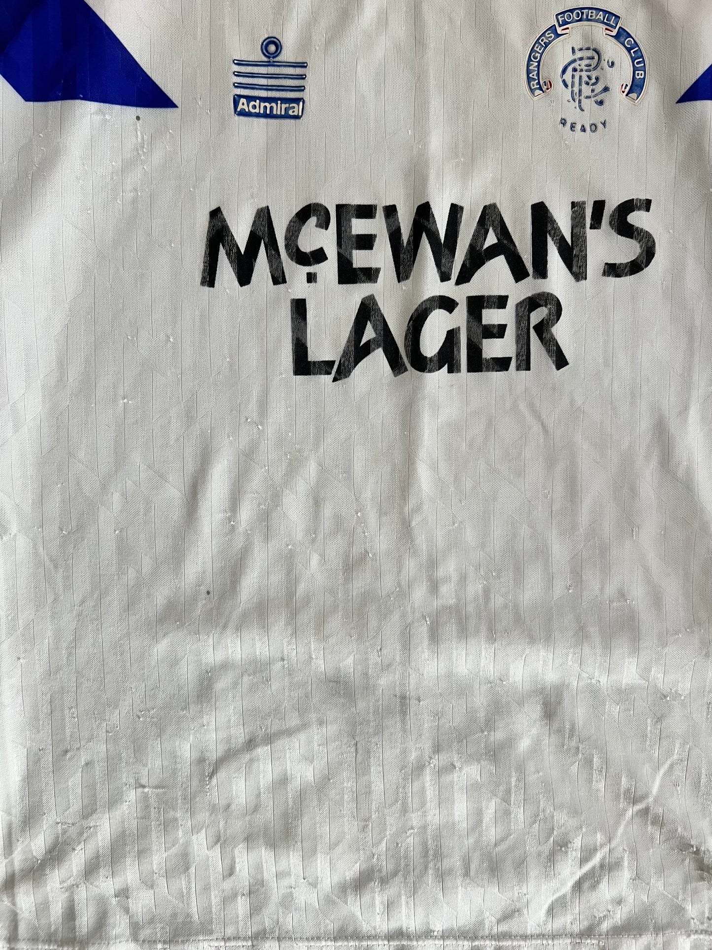 Large 90s Rangers Football Club Kit
