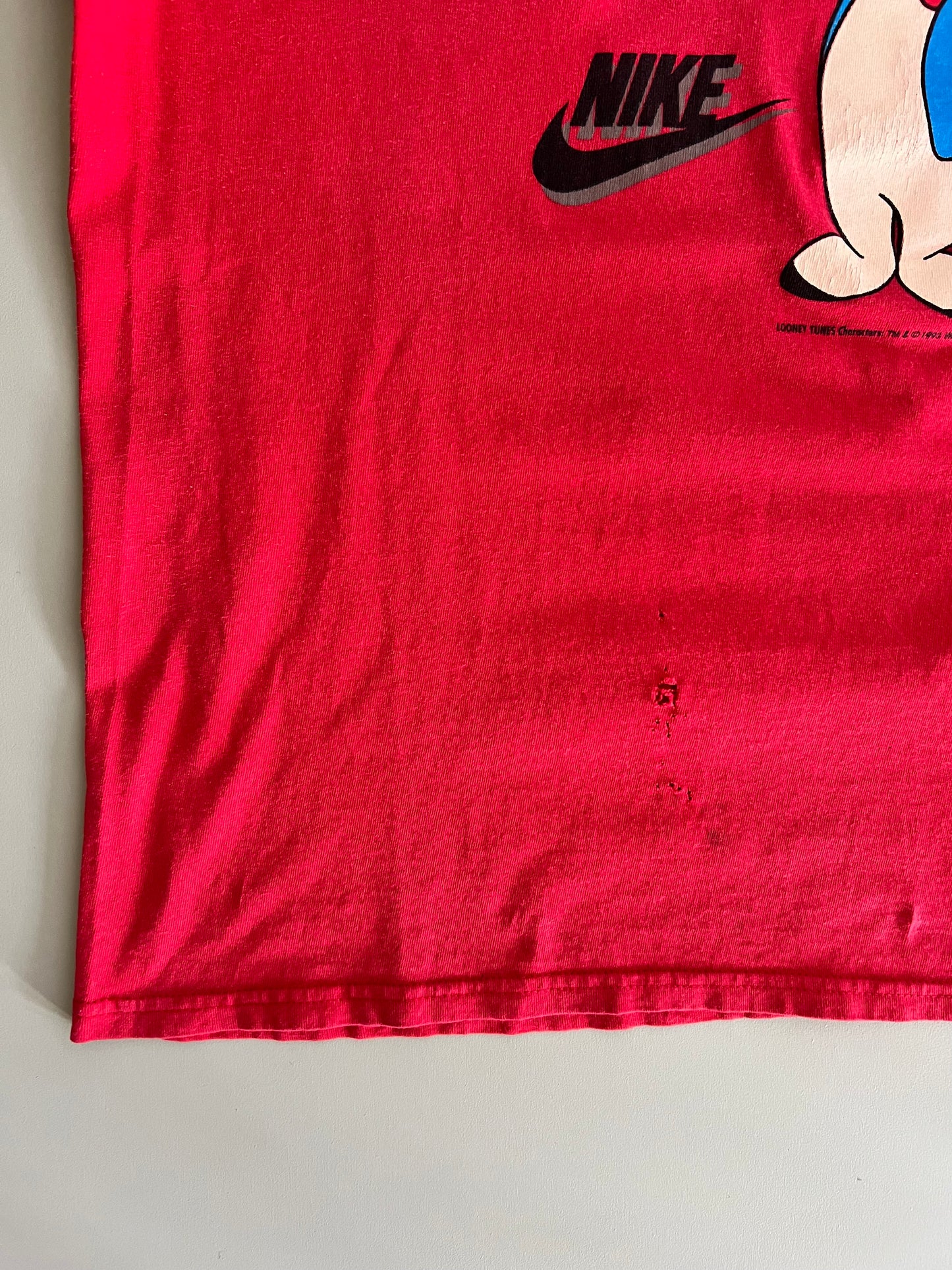 Large 1993 Nike Porky The Pig T-shirt