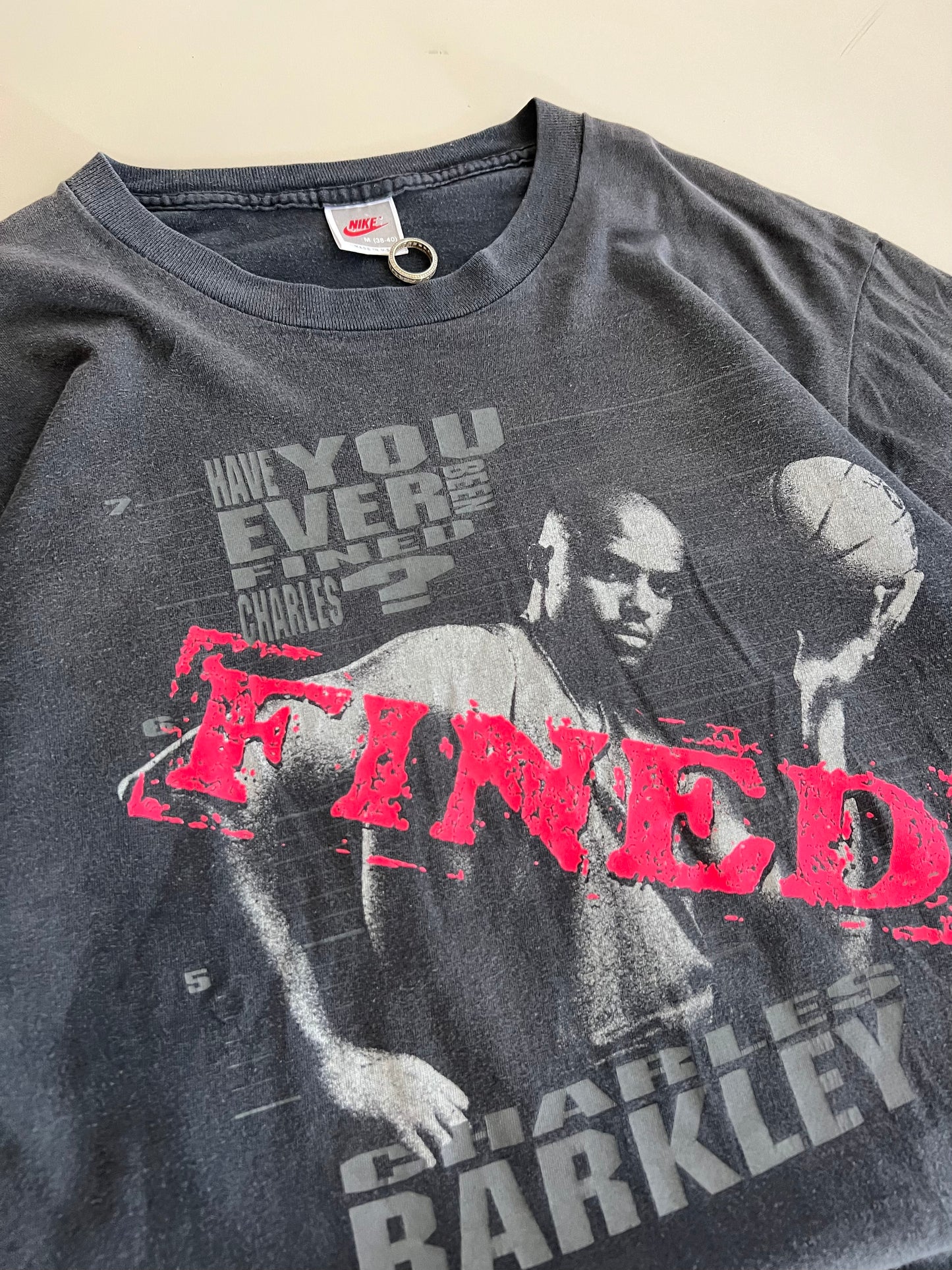 Medium 90s Charles Barkley Fined Nike T-shirt