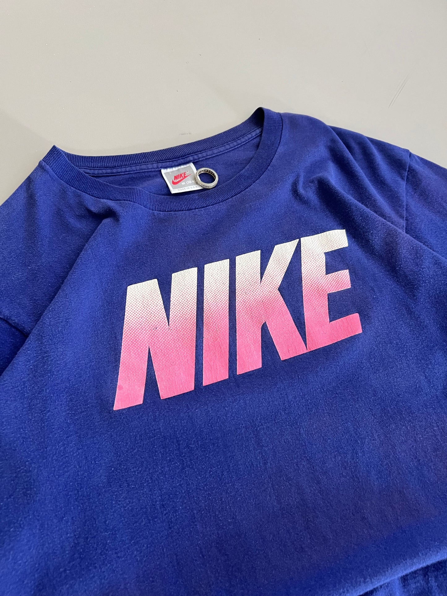 Medium 80s Nike Spellout T-shirt