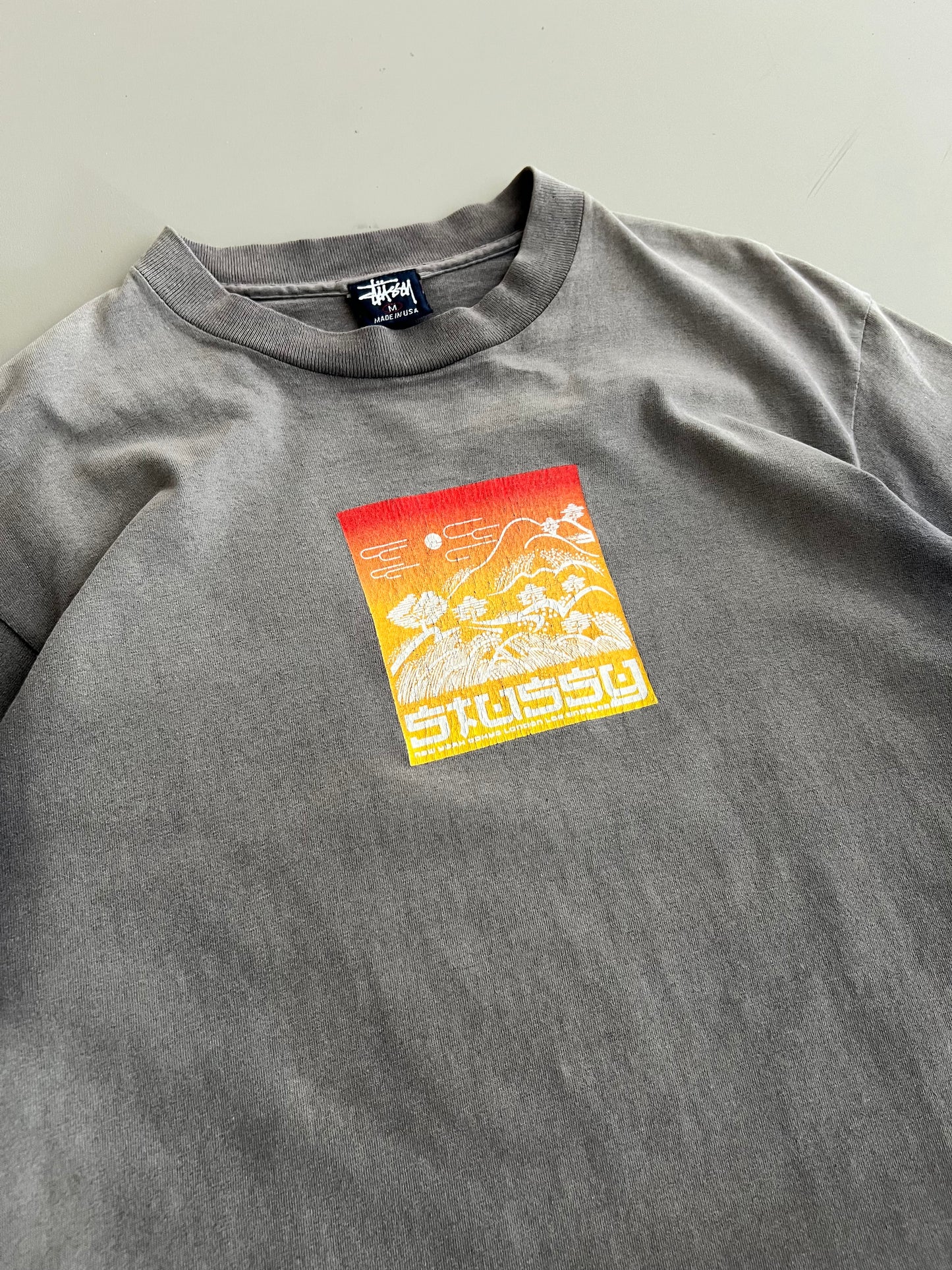 Medium 90s Faded Stussy T-shirt