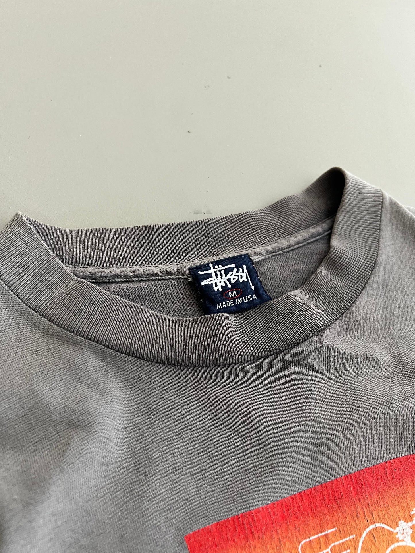 Medium 90s Faded Stussy T-shirt