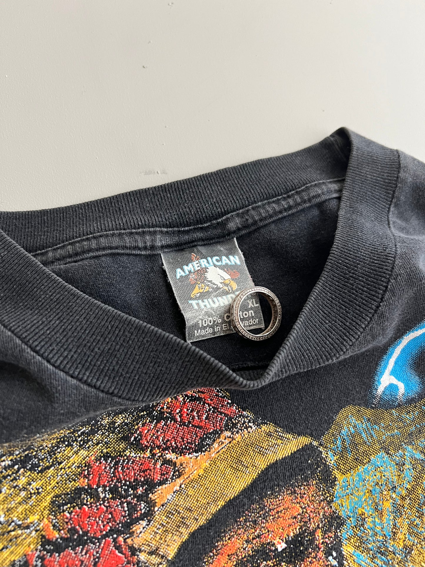 XL 90s American Thunder Tribal T-shirt