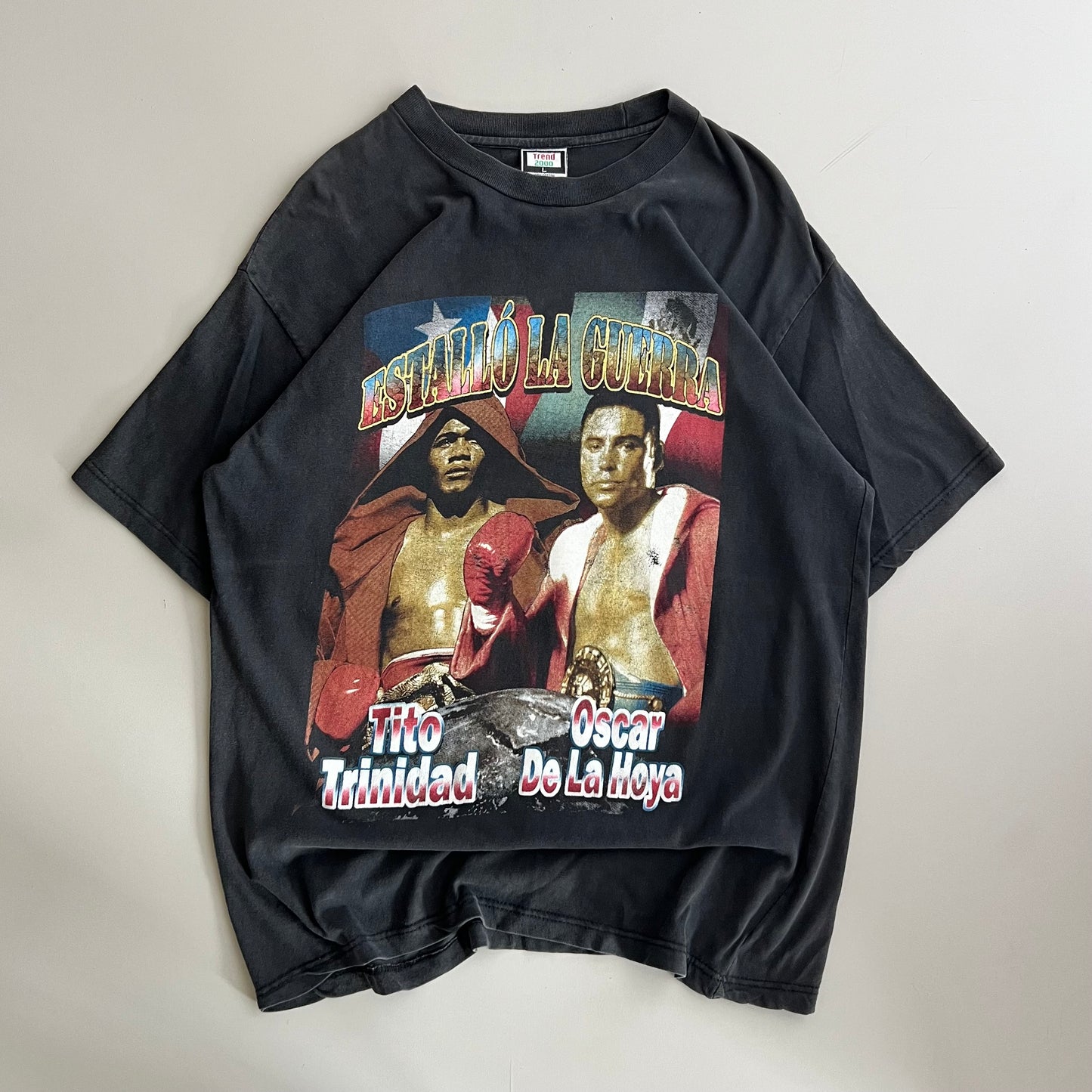 Large Oscar De La Hoya Rap T-shirt