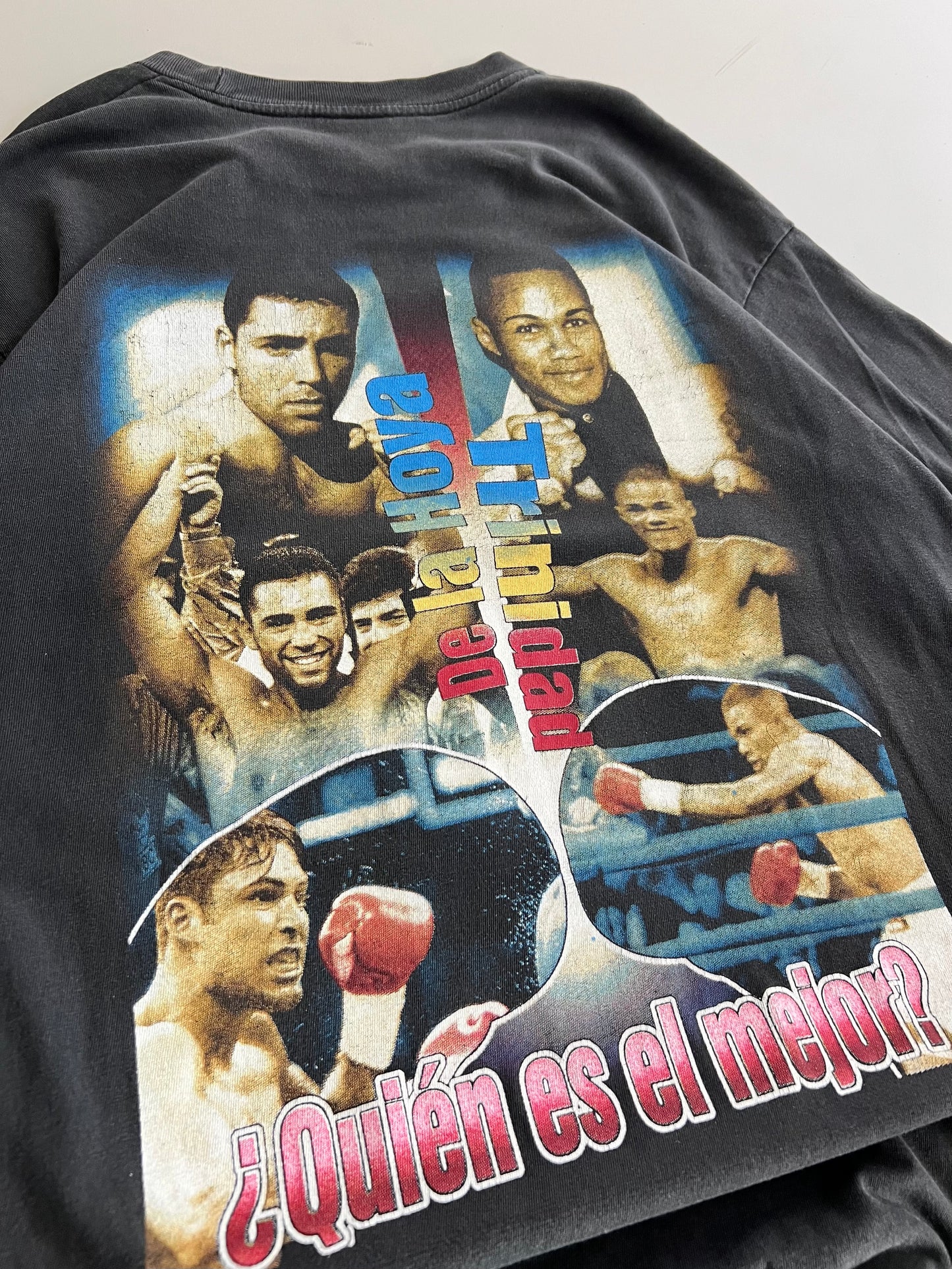 Large Oscar De La Hoya Rap T-shirt