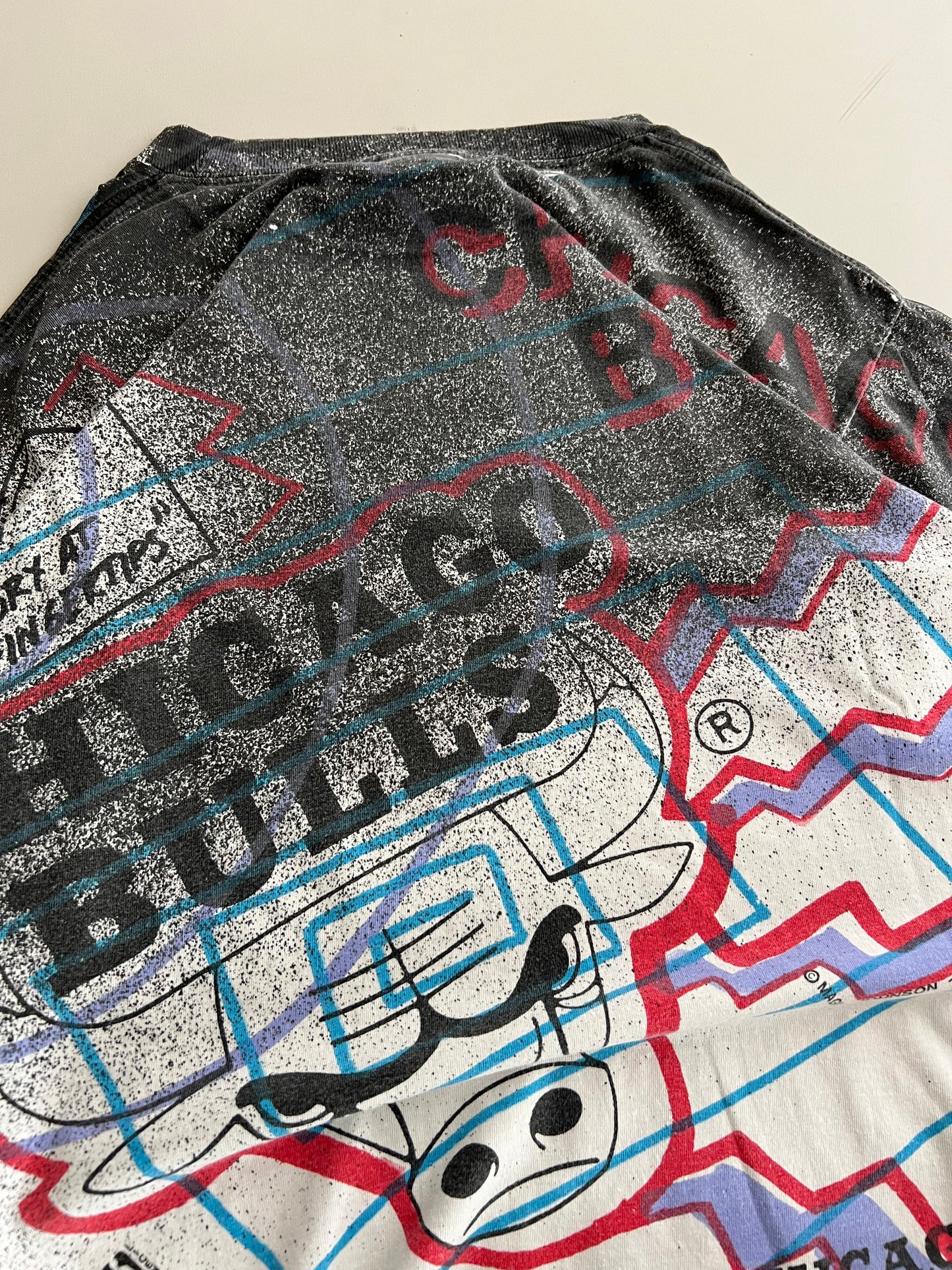Medium 90s Chicago Bulls AOP T-shirt