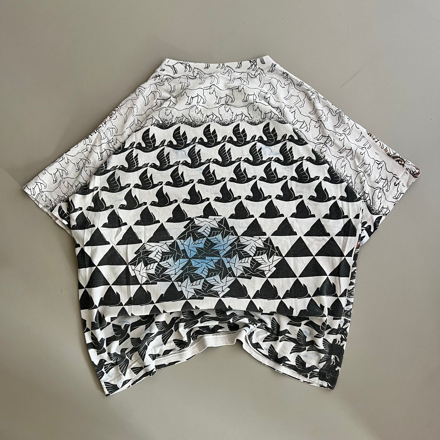 Large 1991 MC Escher Art T-shirt
