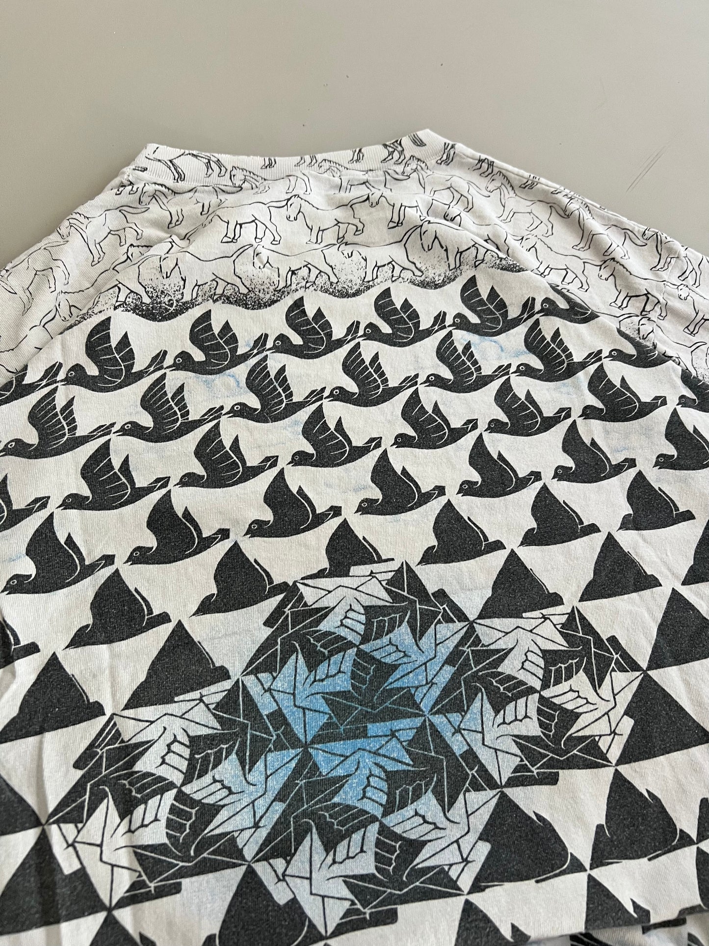 Large 1991 MC Escher Art T-shirt