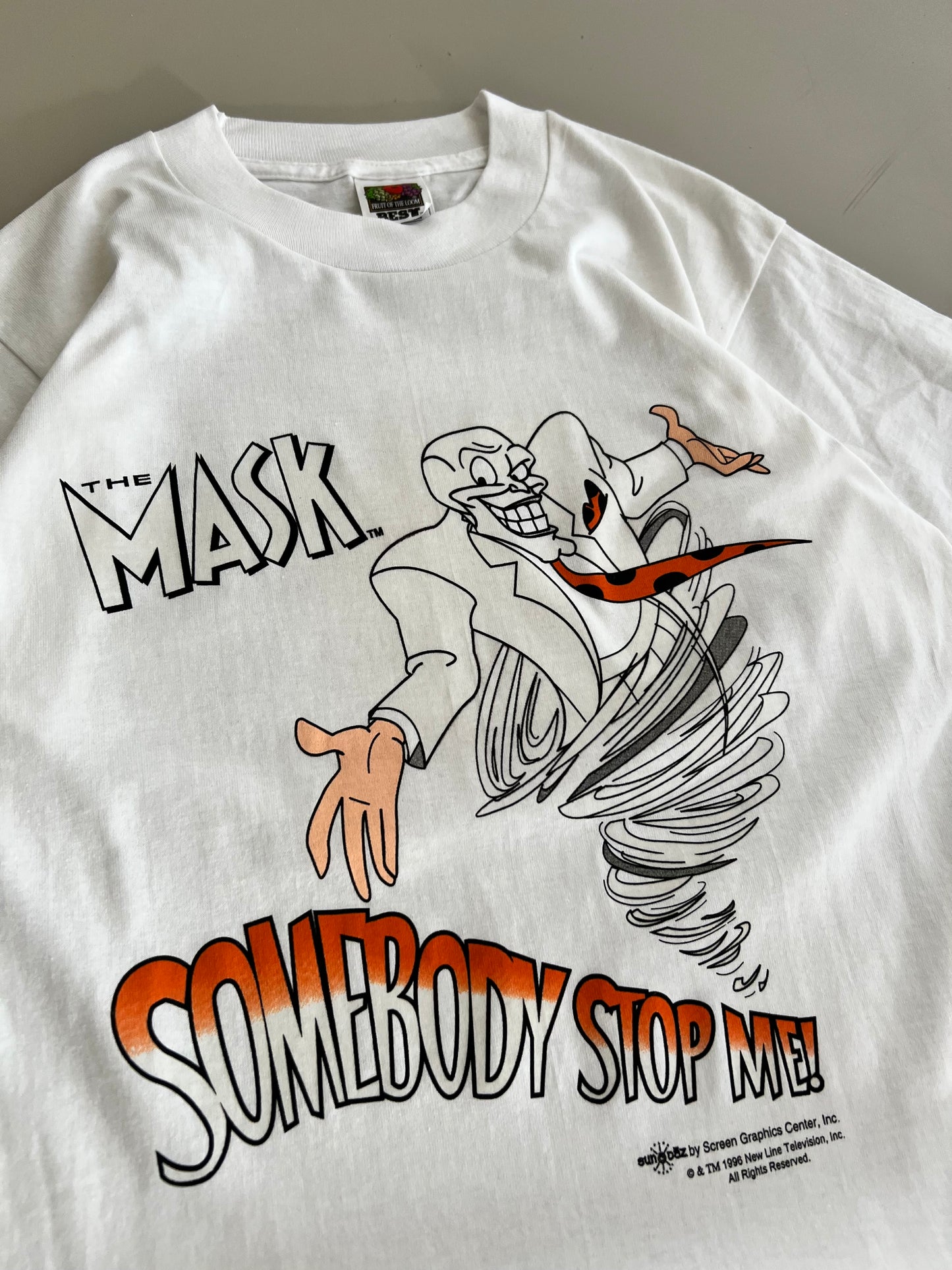 Small 1996 The Mask Somebody Stop Me T-shirt