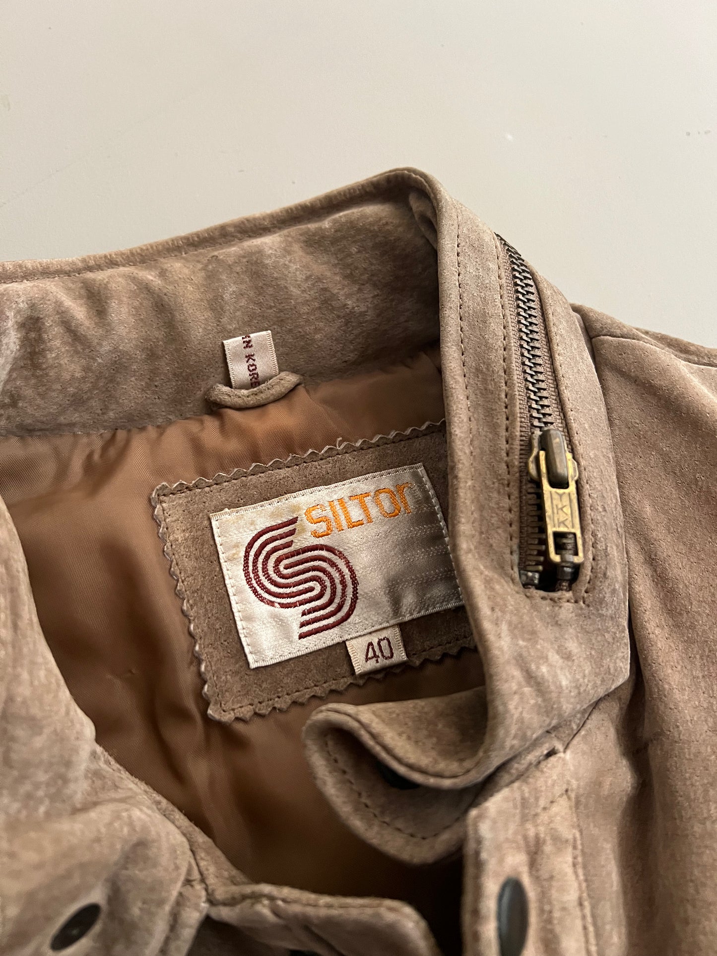 40 Silton Frosty Brown Suede Jacket (Convertible/Vest)